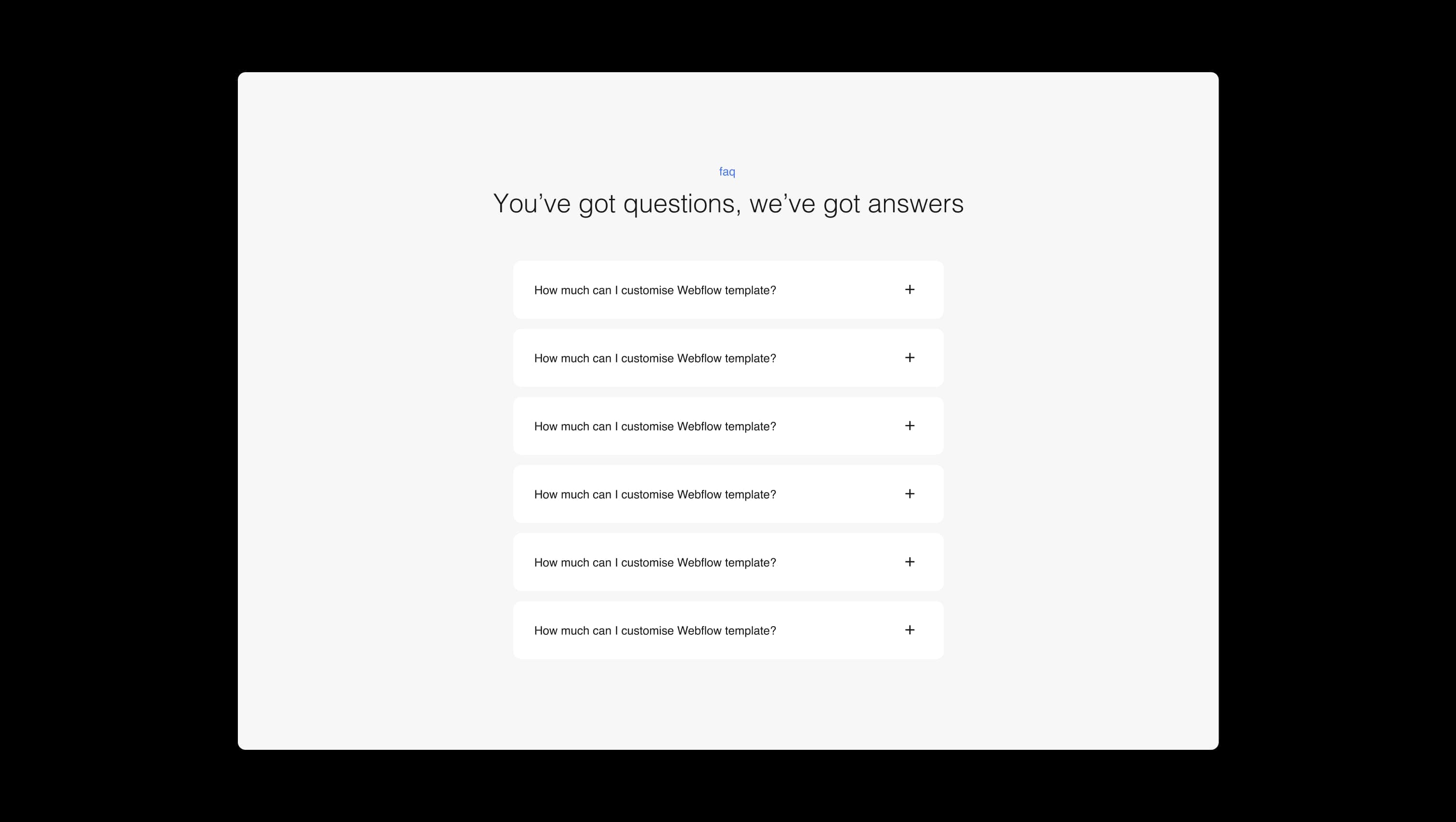 FAQ