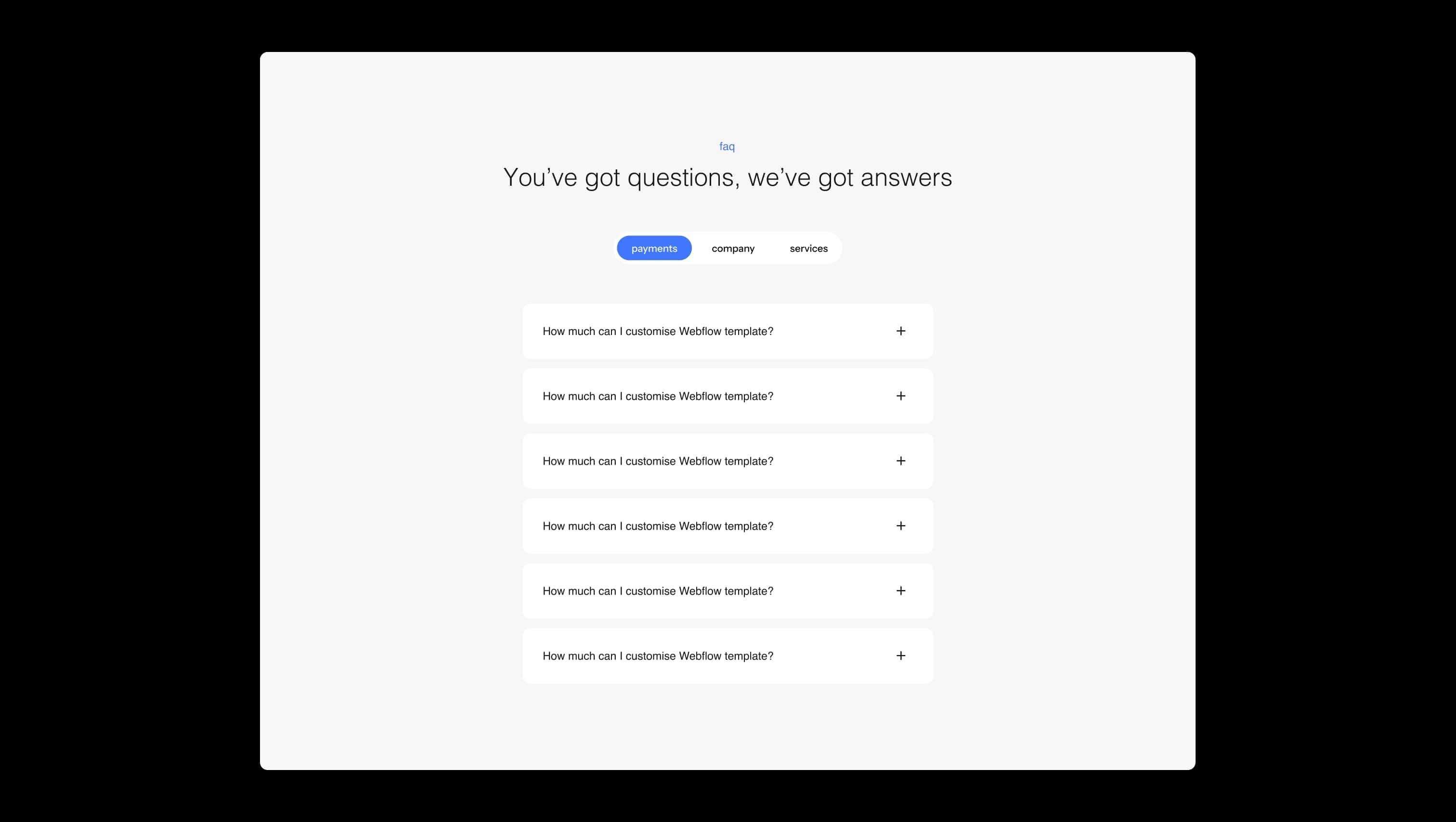 FAQ