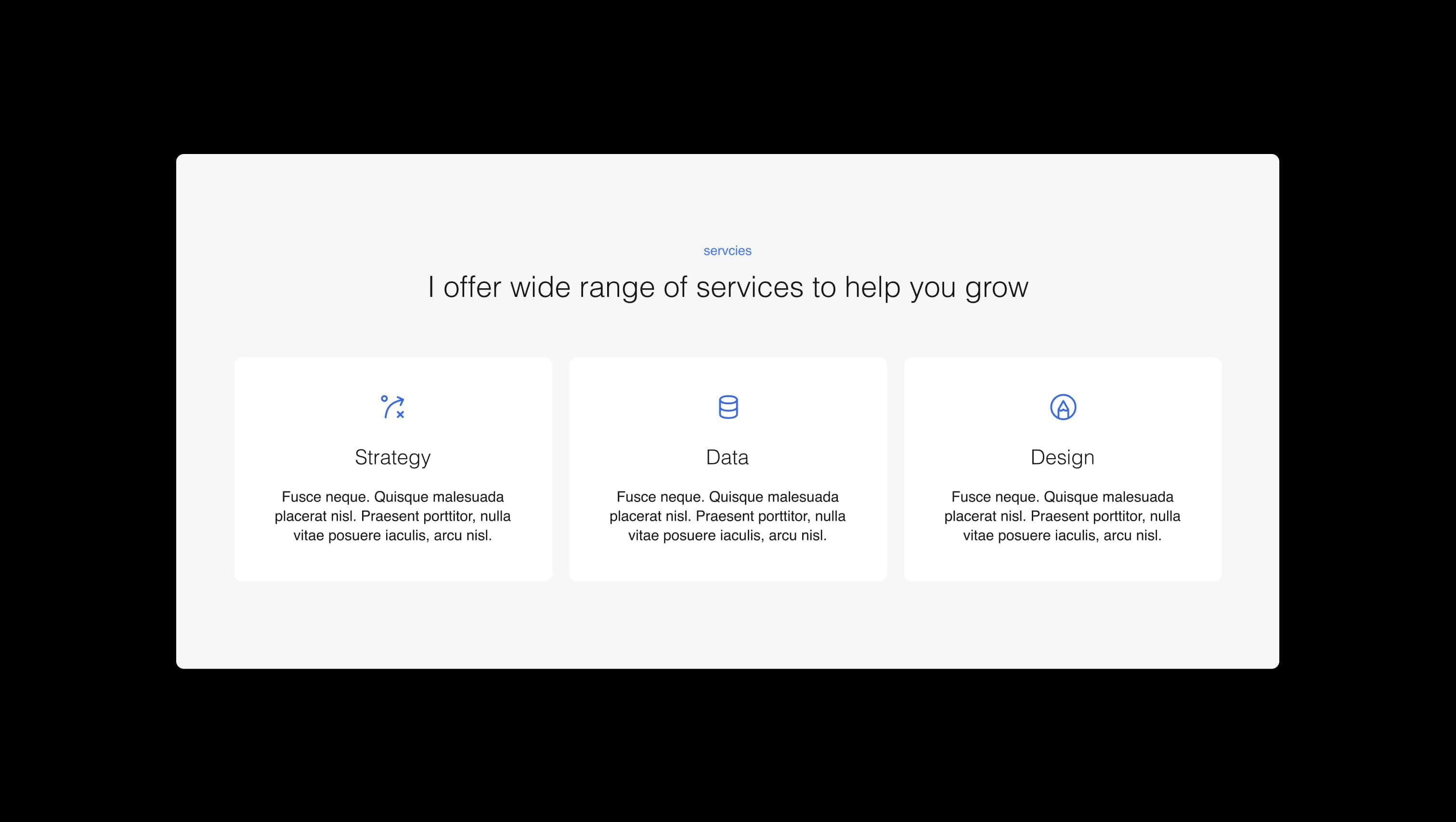 Services Tiles