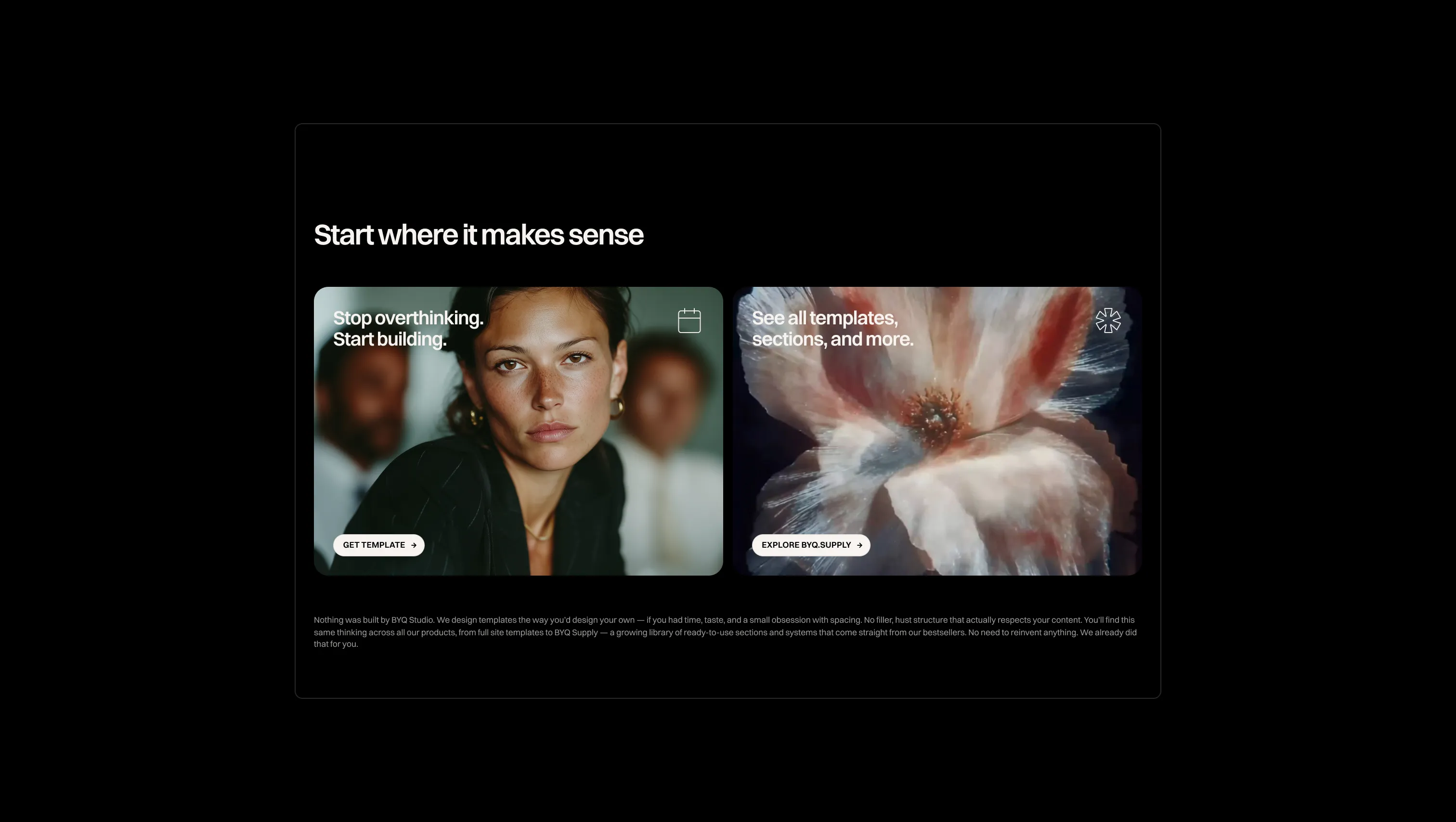 Dual CTA Cards with Video