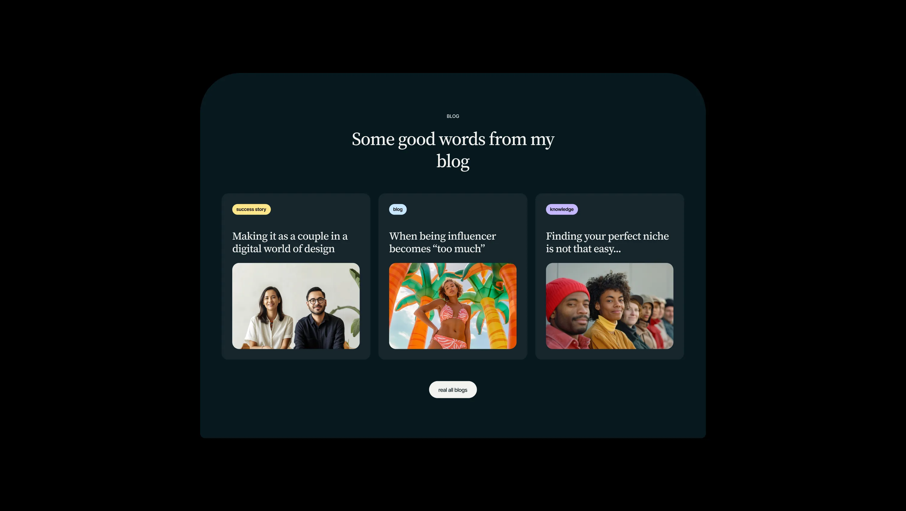 Blog Grid with CTA