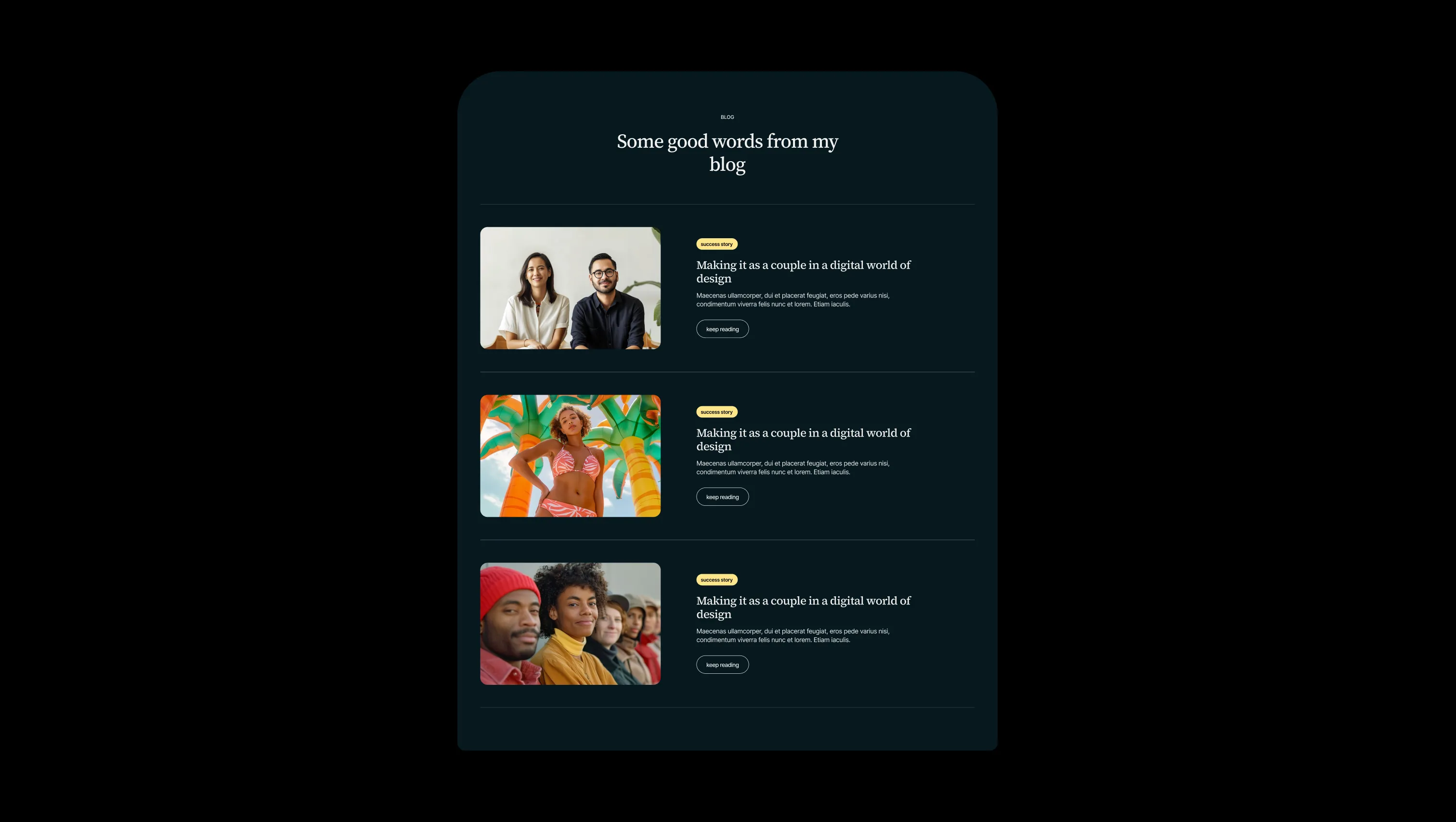 Blog Grid with Category Tags