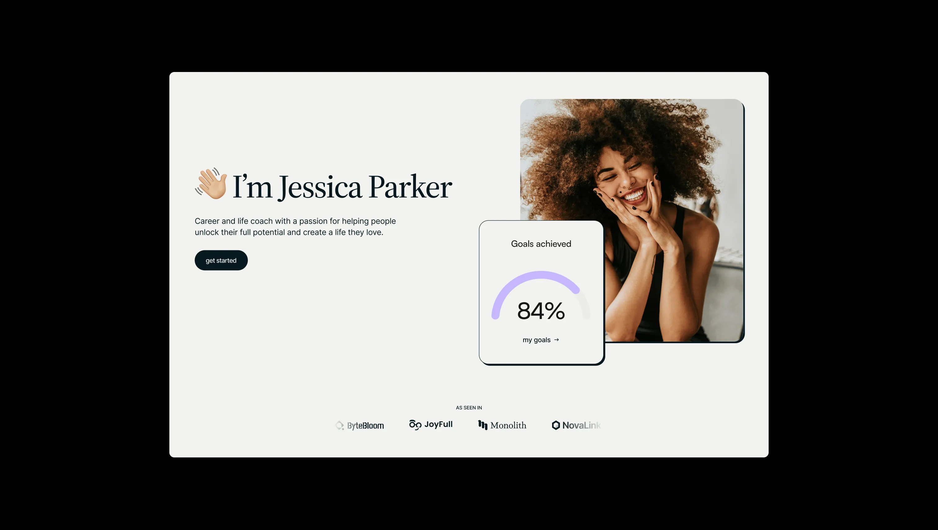 Hero About with Moving Logos