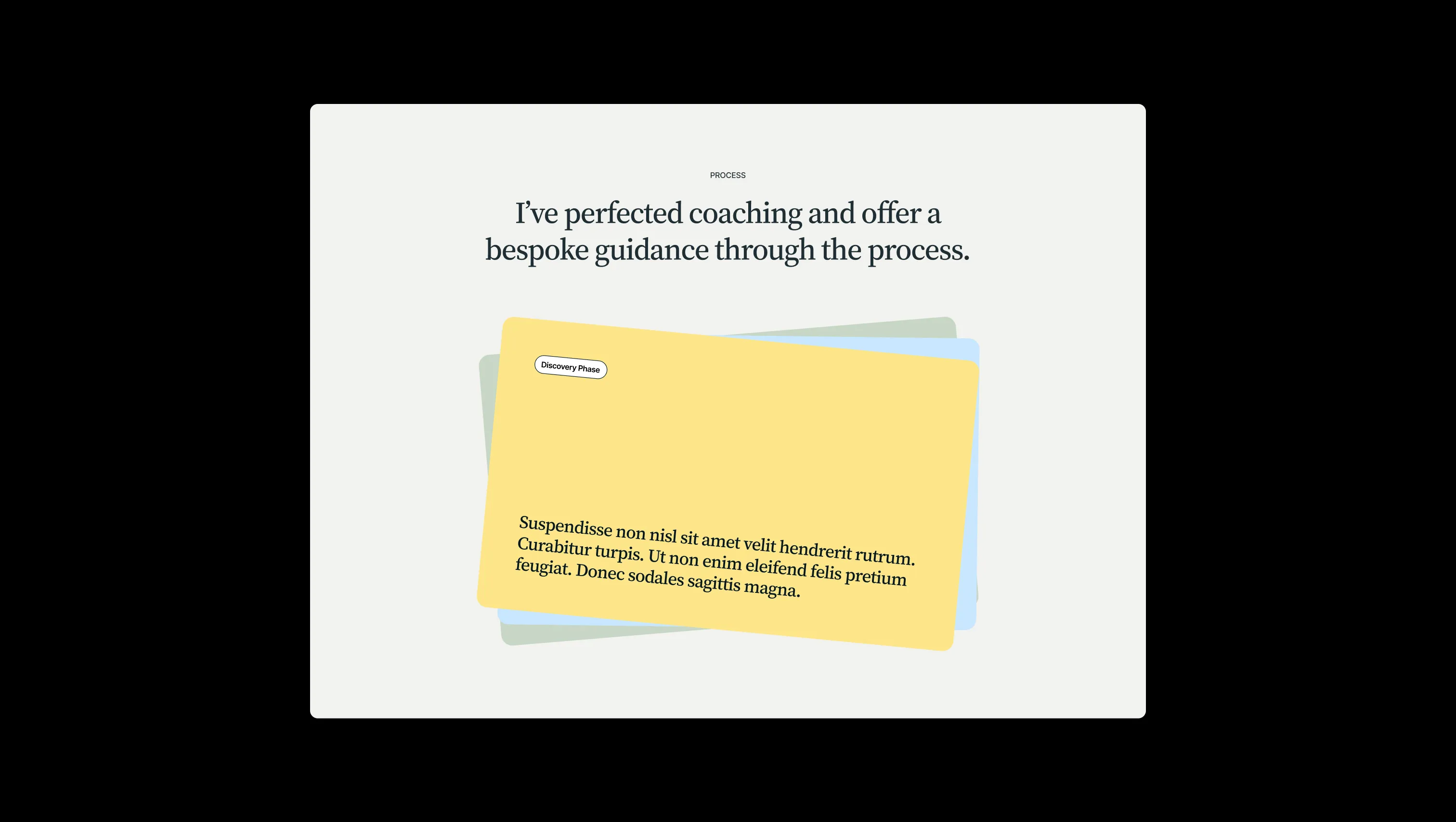Sticky Process Cards Animation