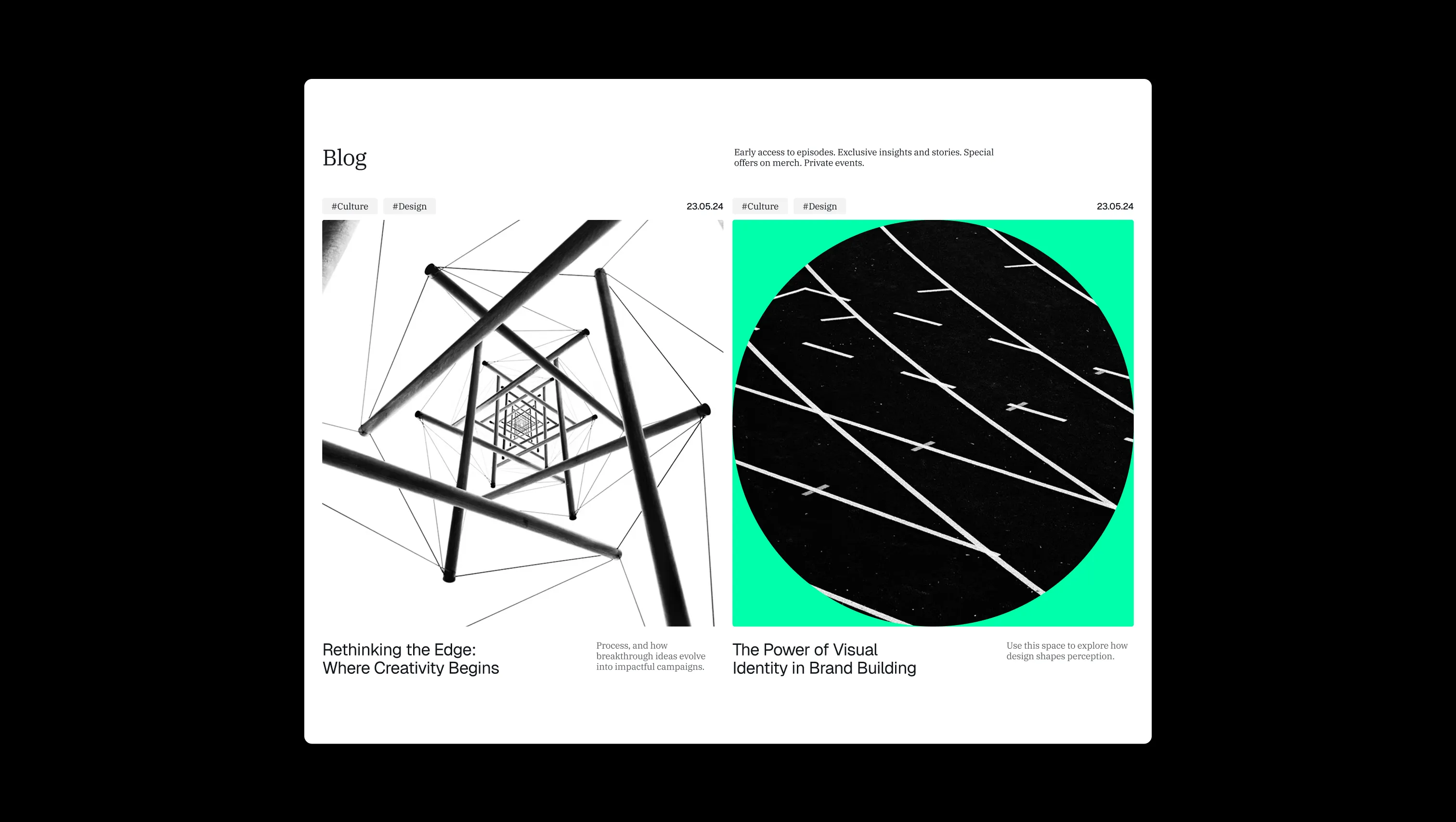 Blog Grid with Hover Effects