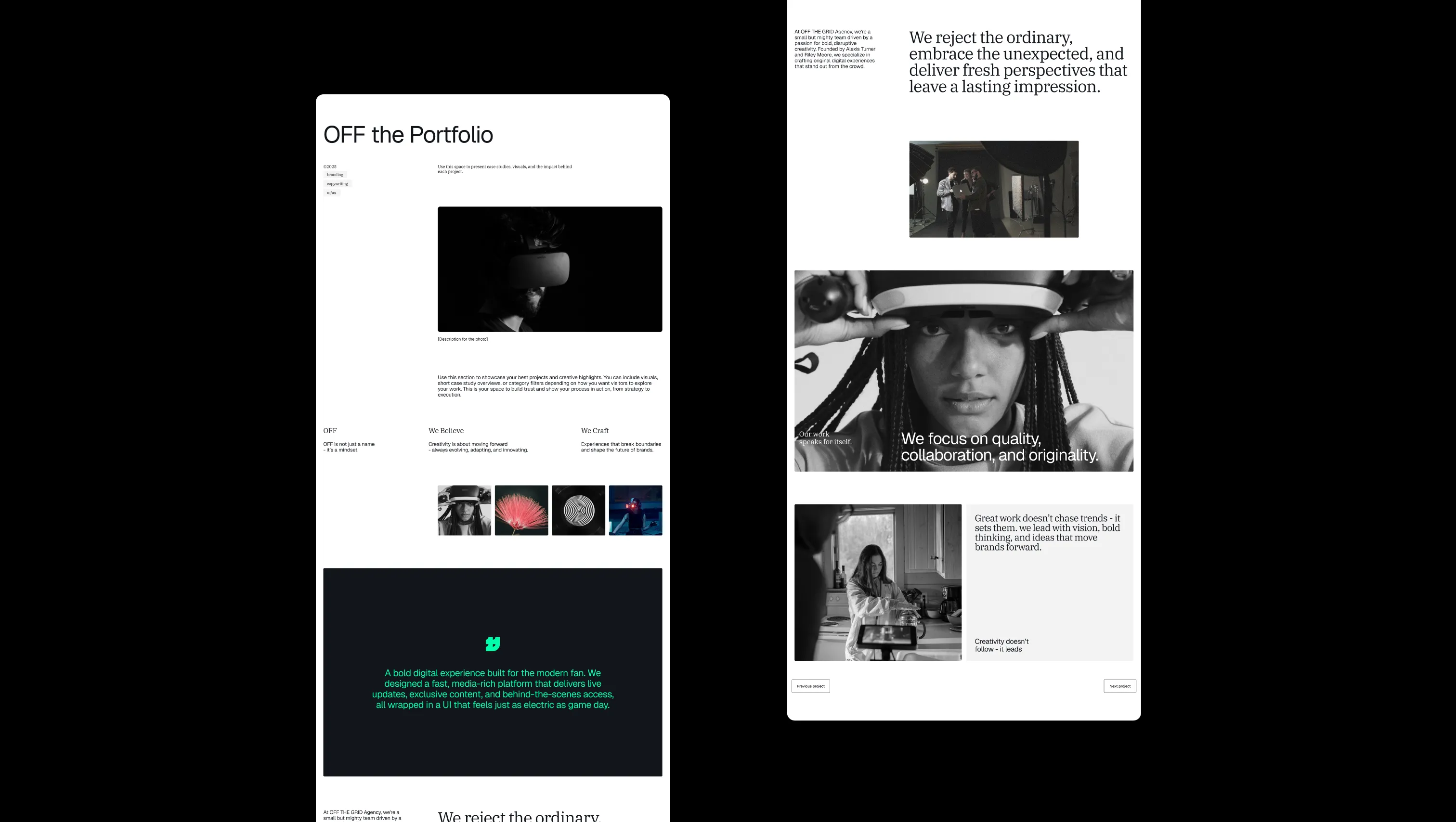 Portfolio Project Case Study Page