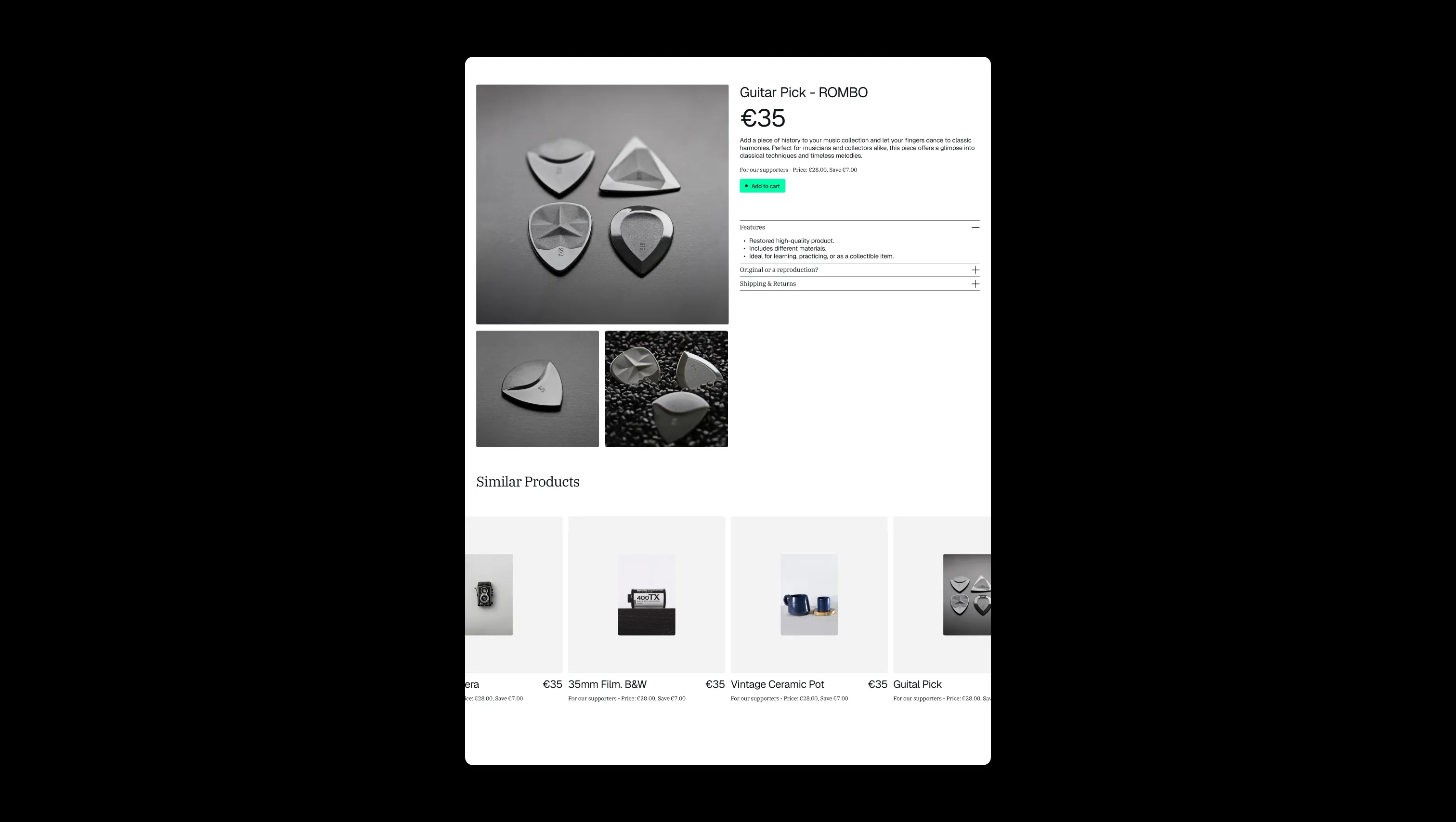 Product Detail Gallery Page