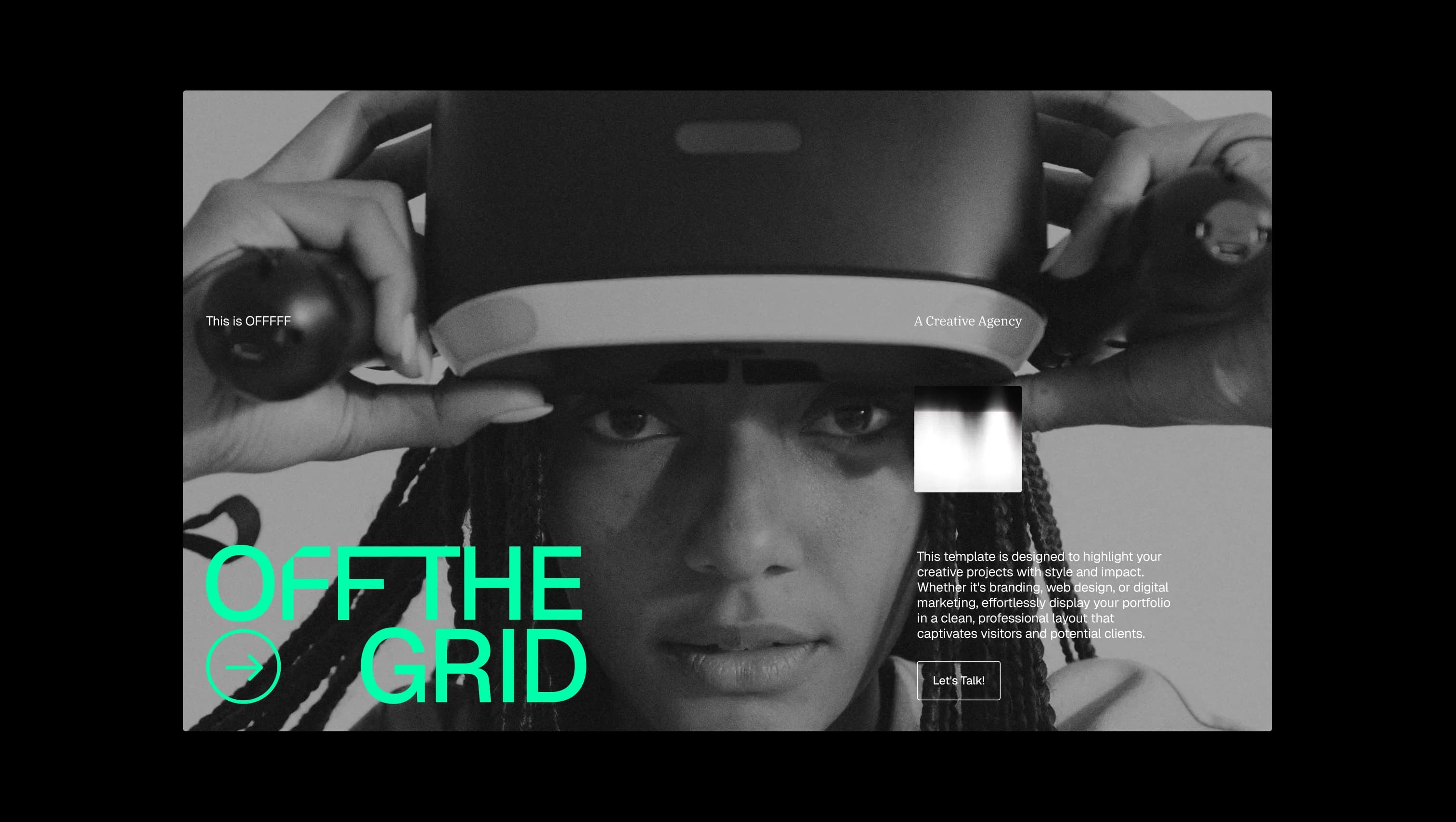 Video Hero with Grid Layout