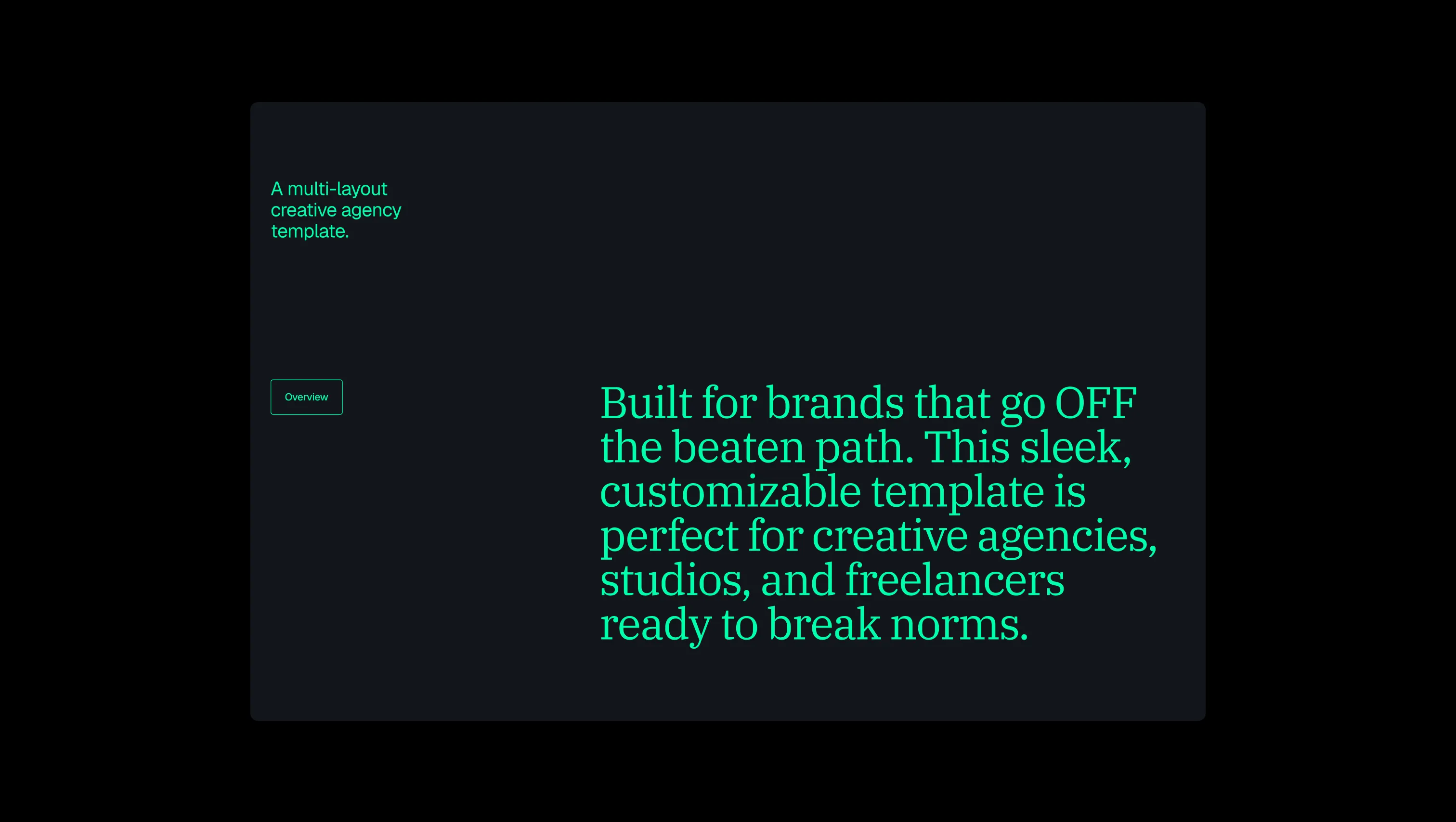 Animated Text Reveal Section