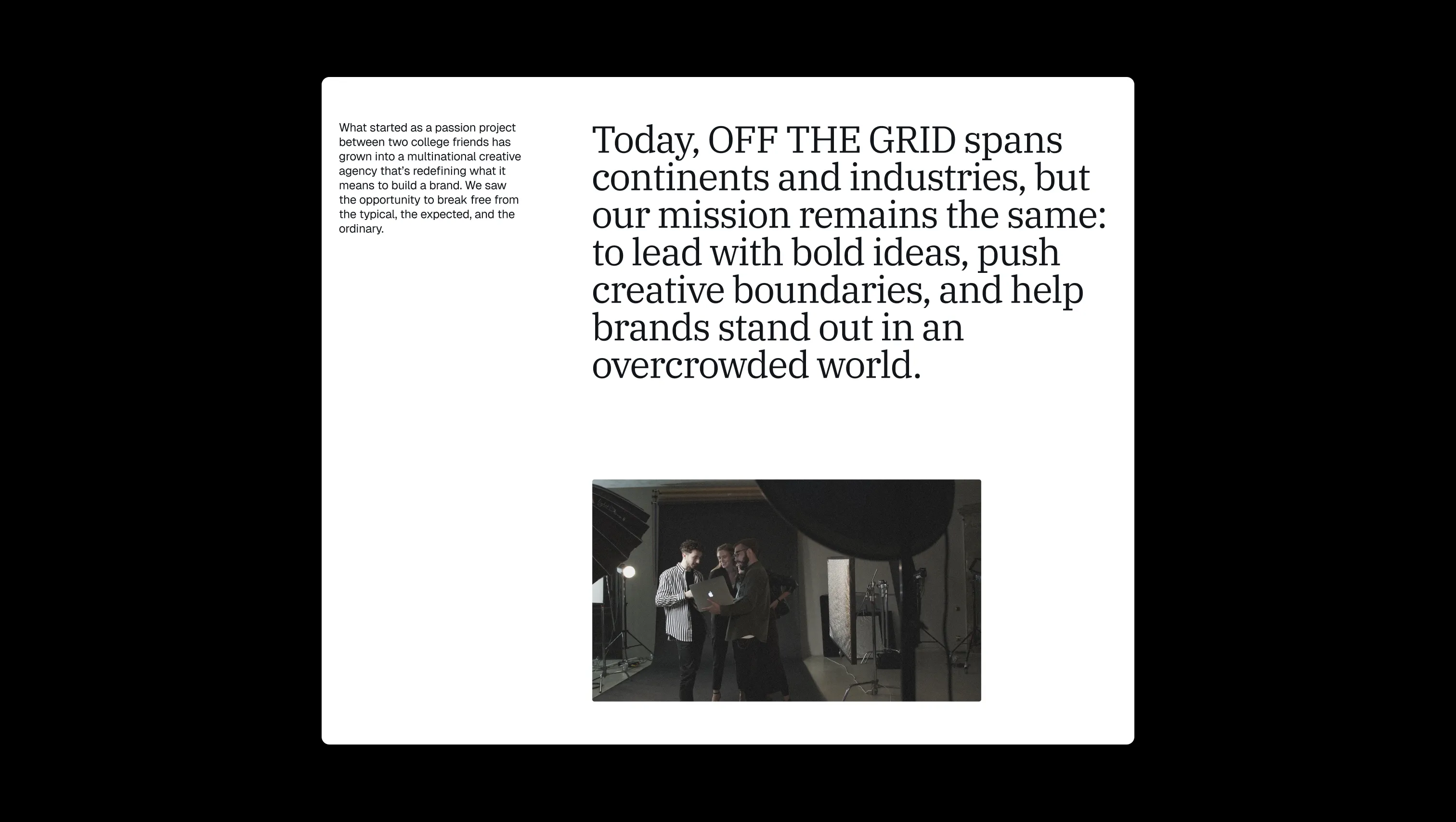 About Text with Video