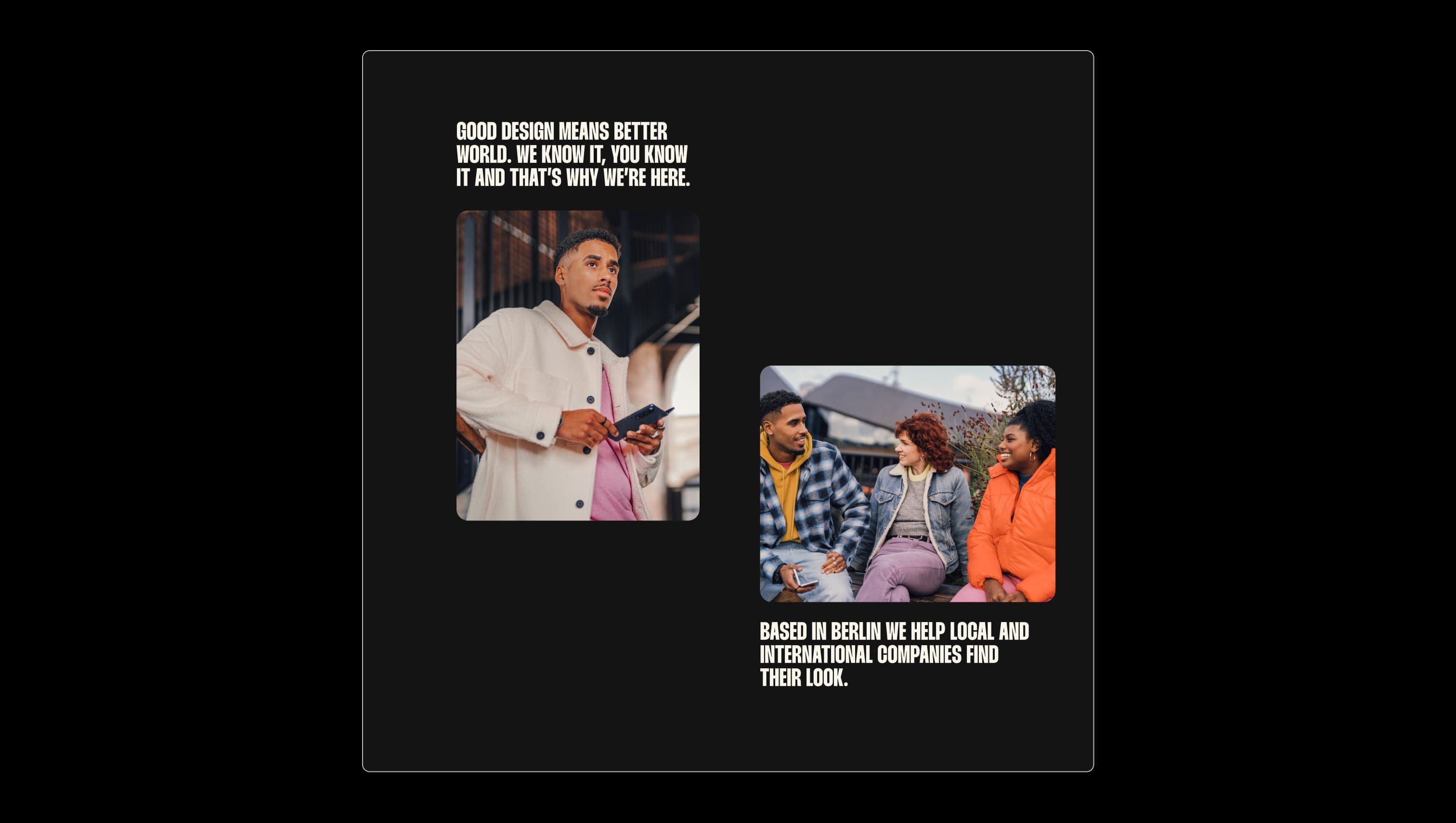 Text & Image Grid