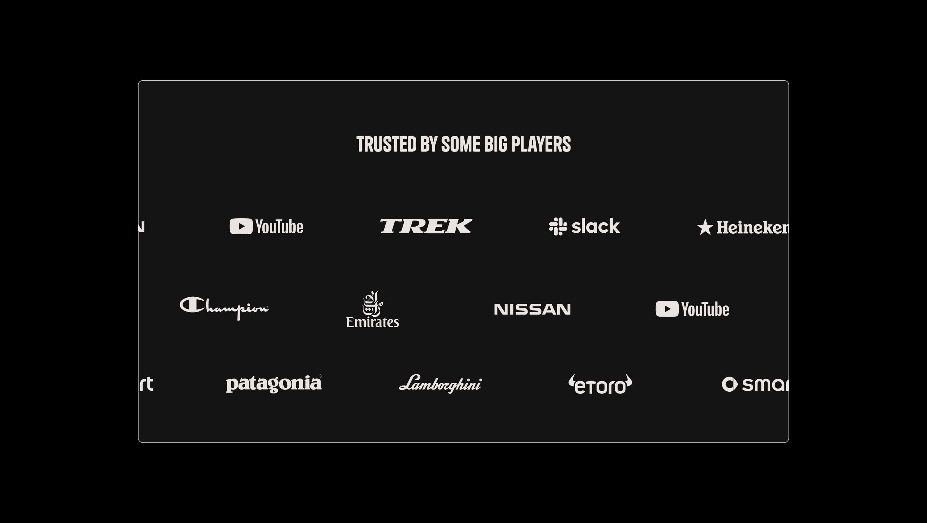Looped Logos Rows