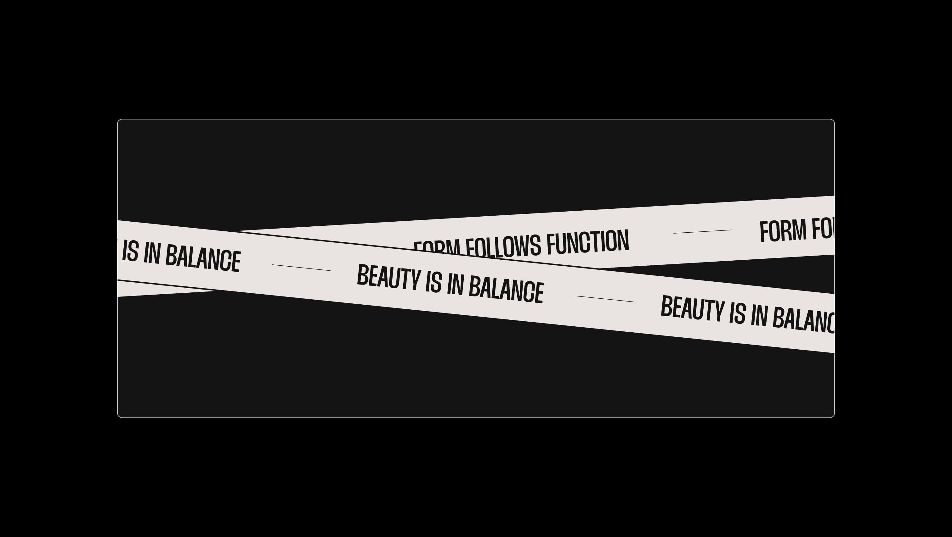 Scrolling Text & Lines Marquee
