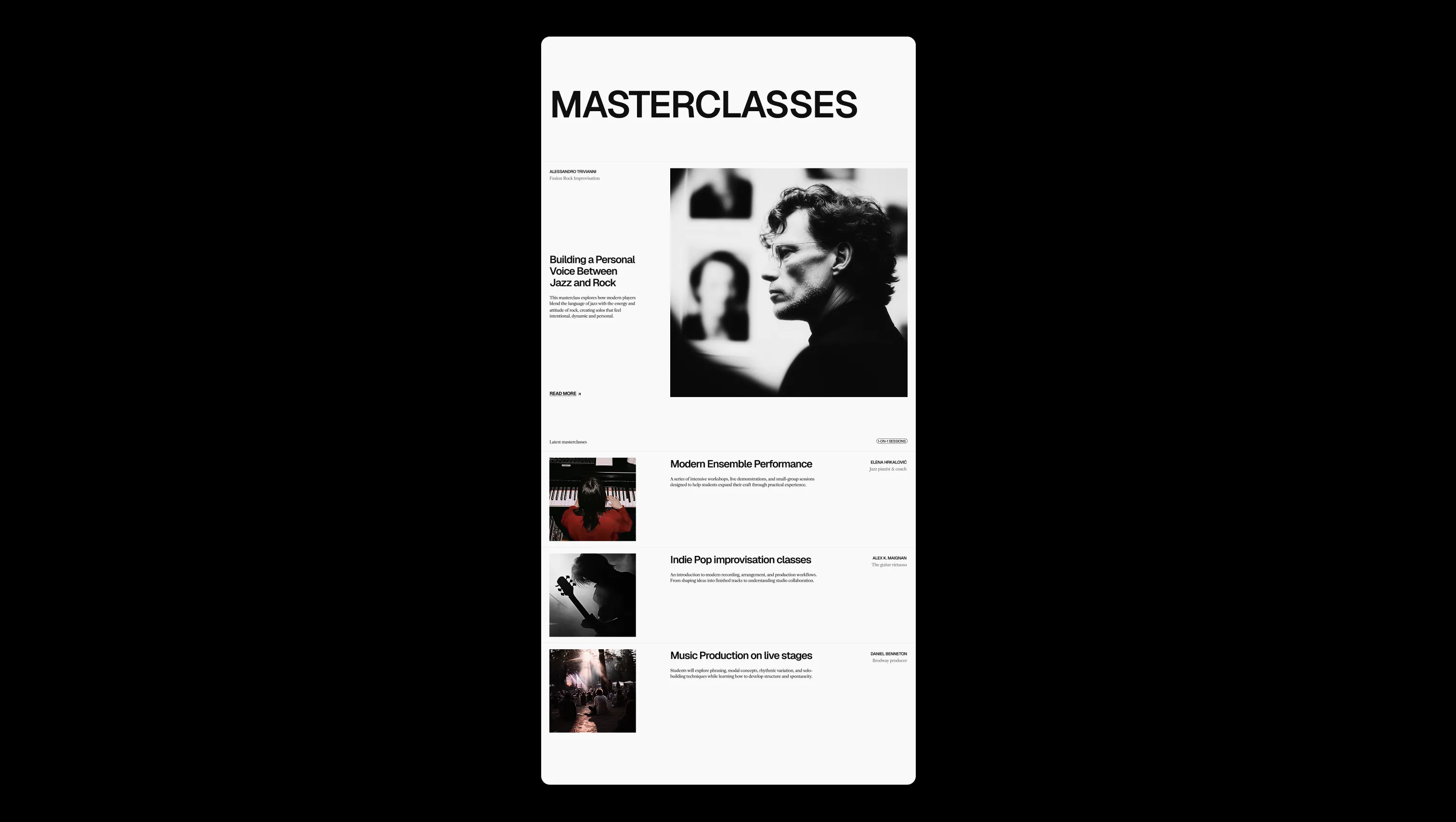 Blog Masterclasses Article Listing