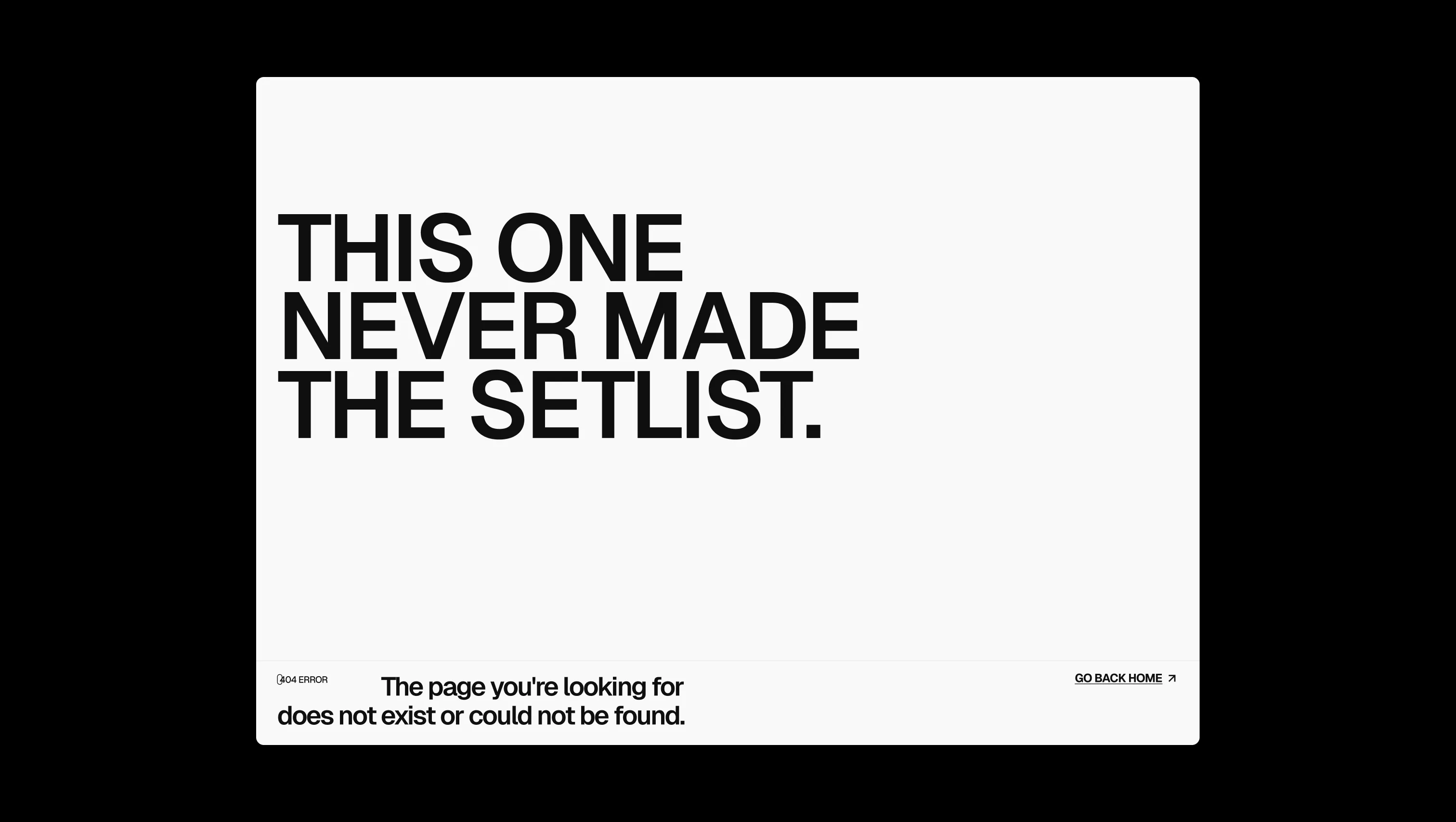 404 Error Page With CTA