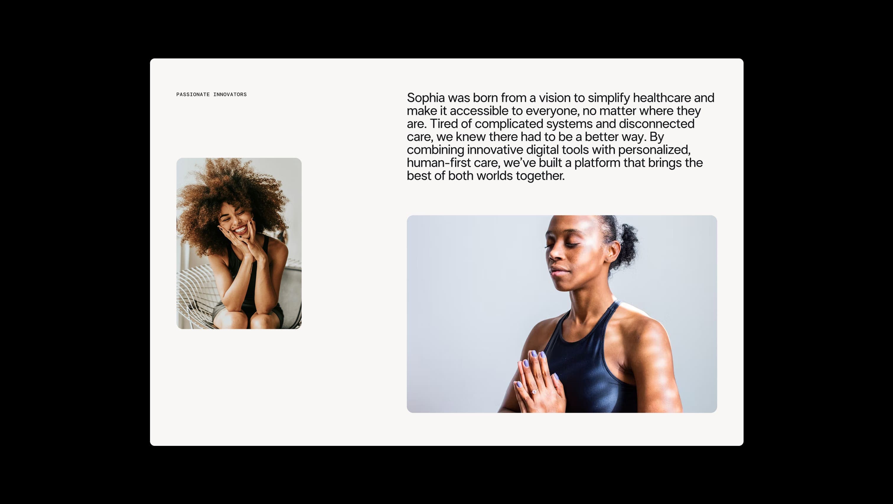 About Story Split Layout