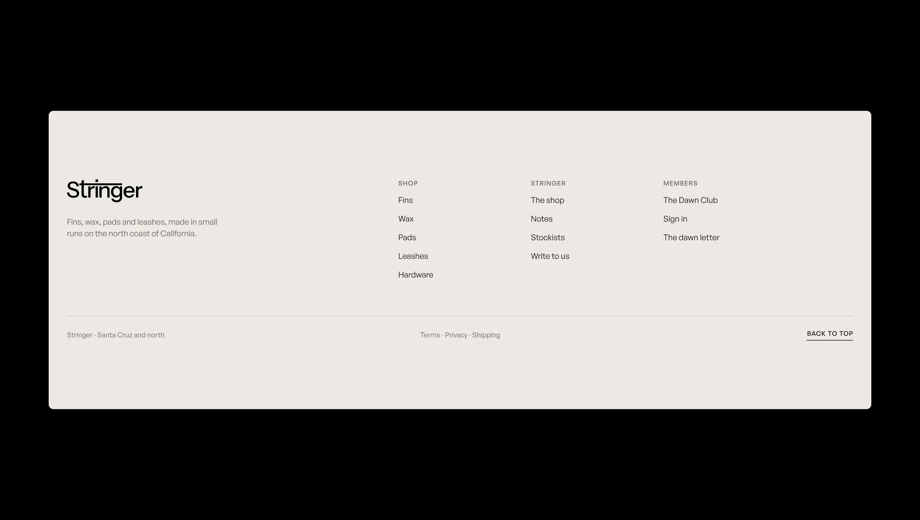 Multi-Column Footer With Link Groups