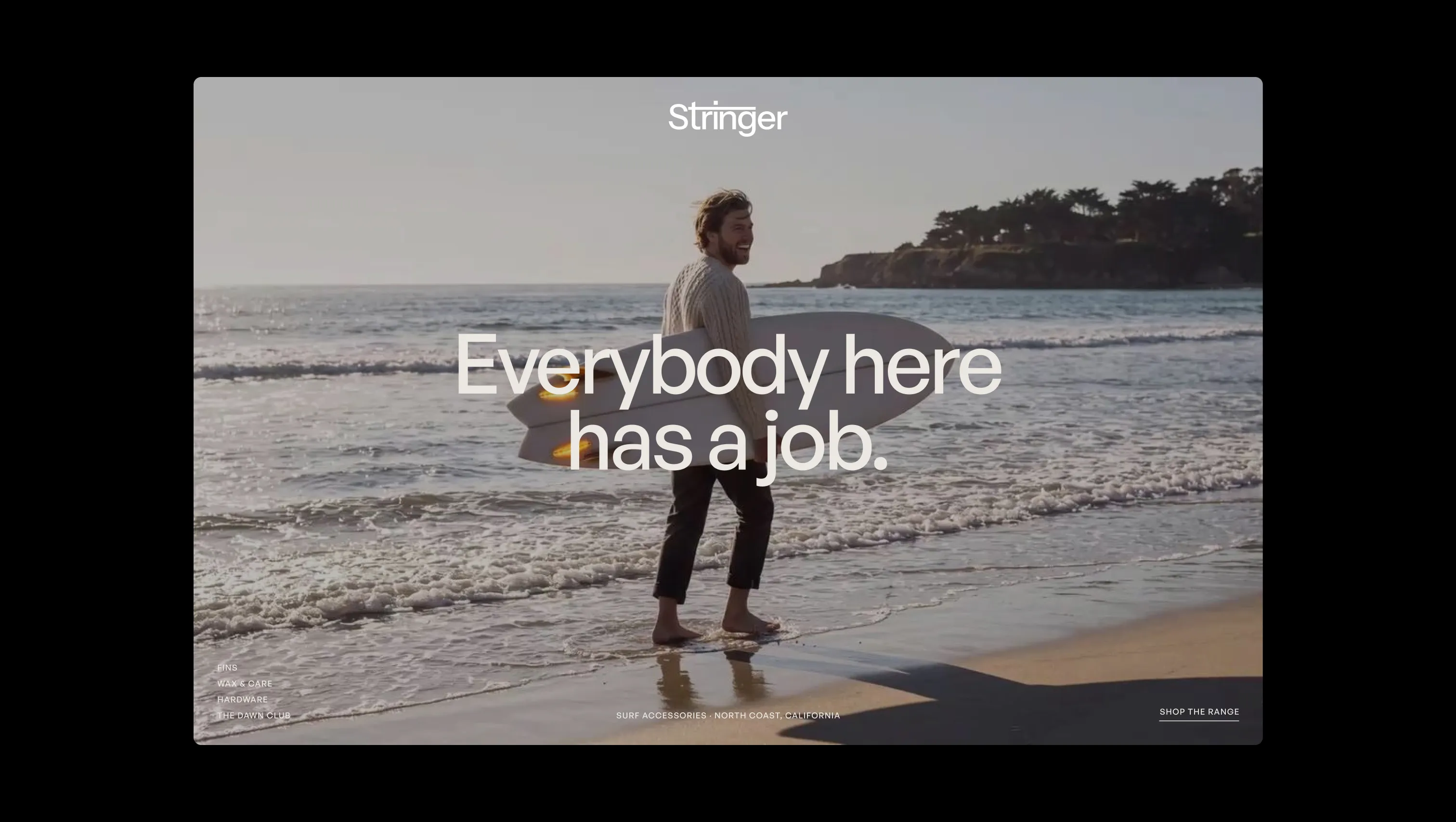 Fullscreen Video Hero With Links