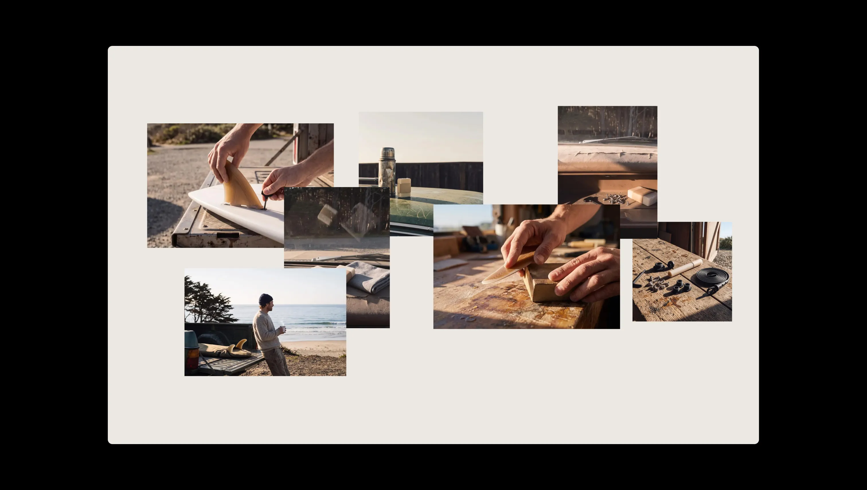 Interactive Scattered Image Collage