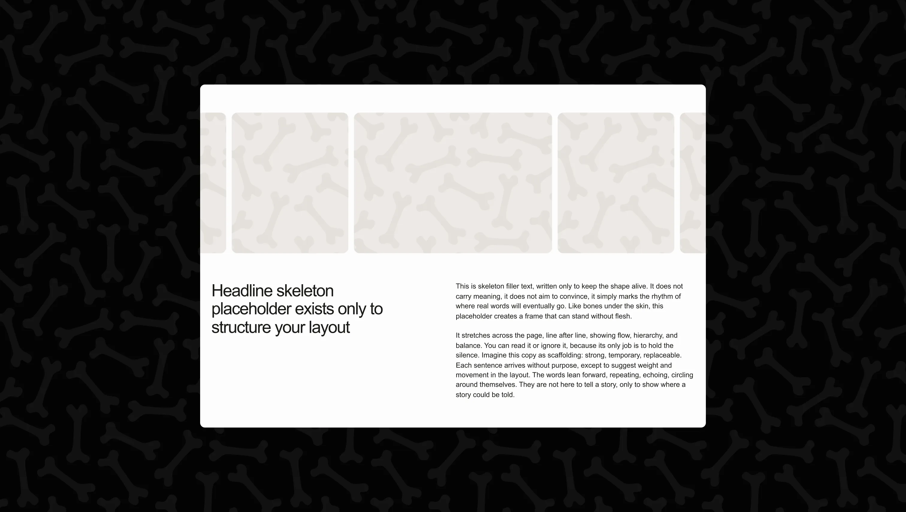 Marquee Header with Two Columns