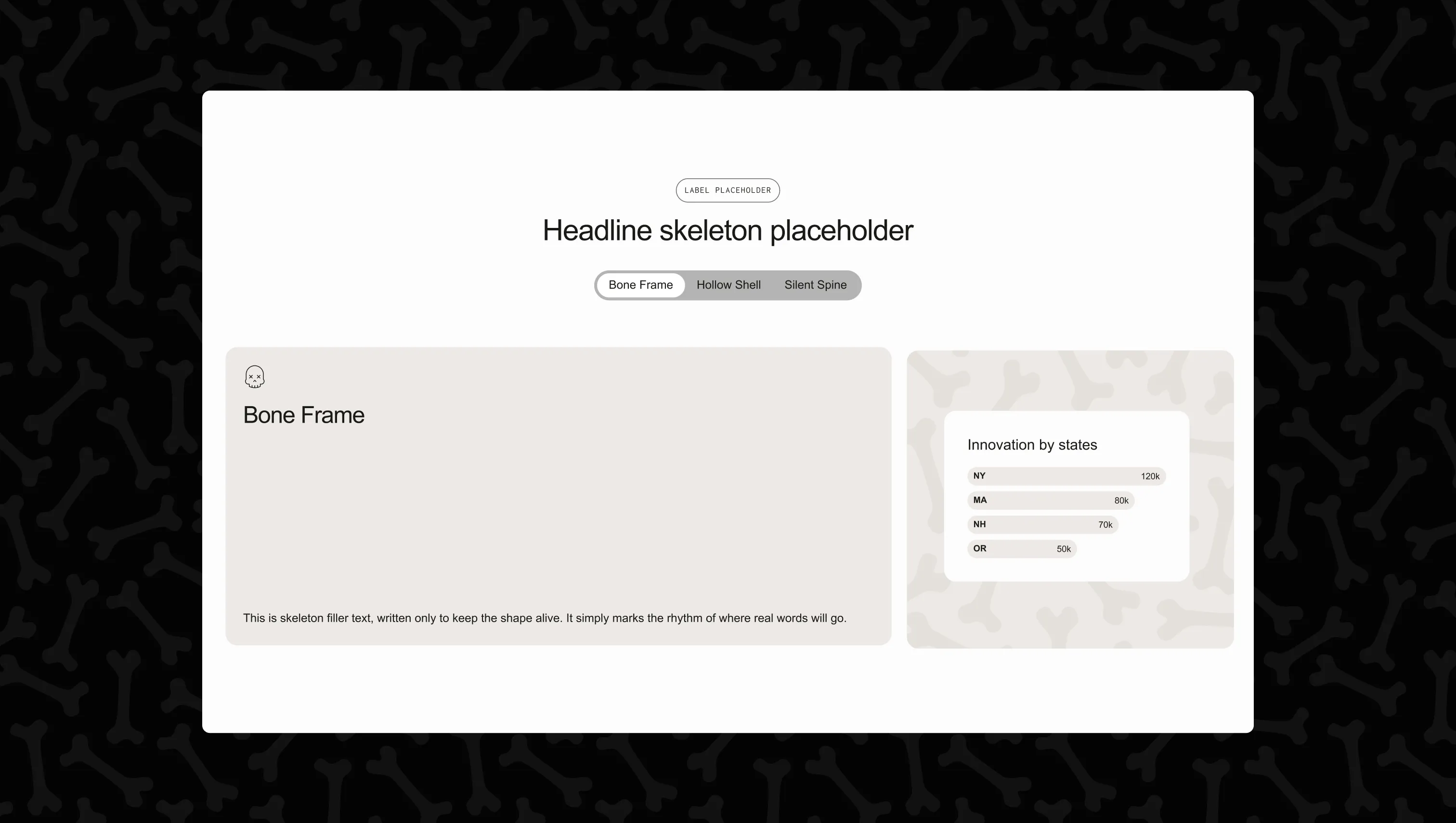 Tabbed Features with Icons Grid