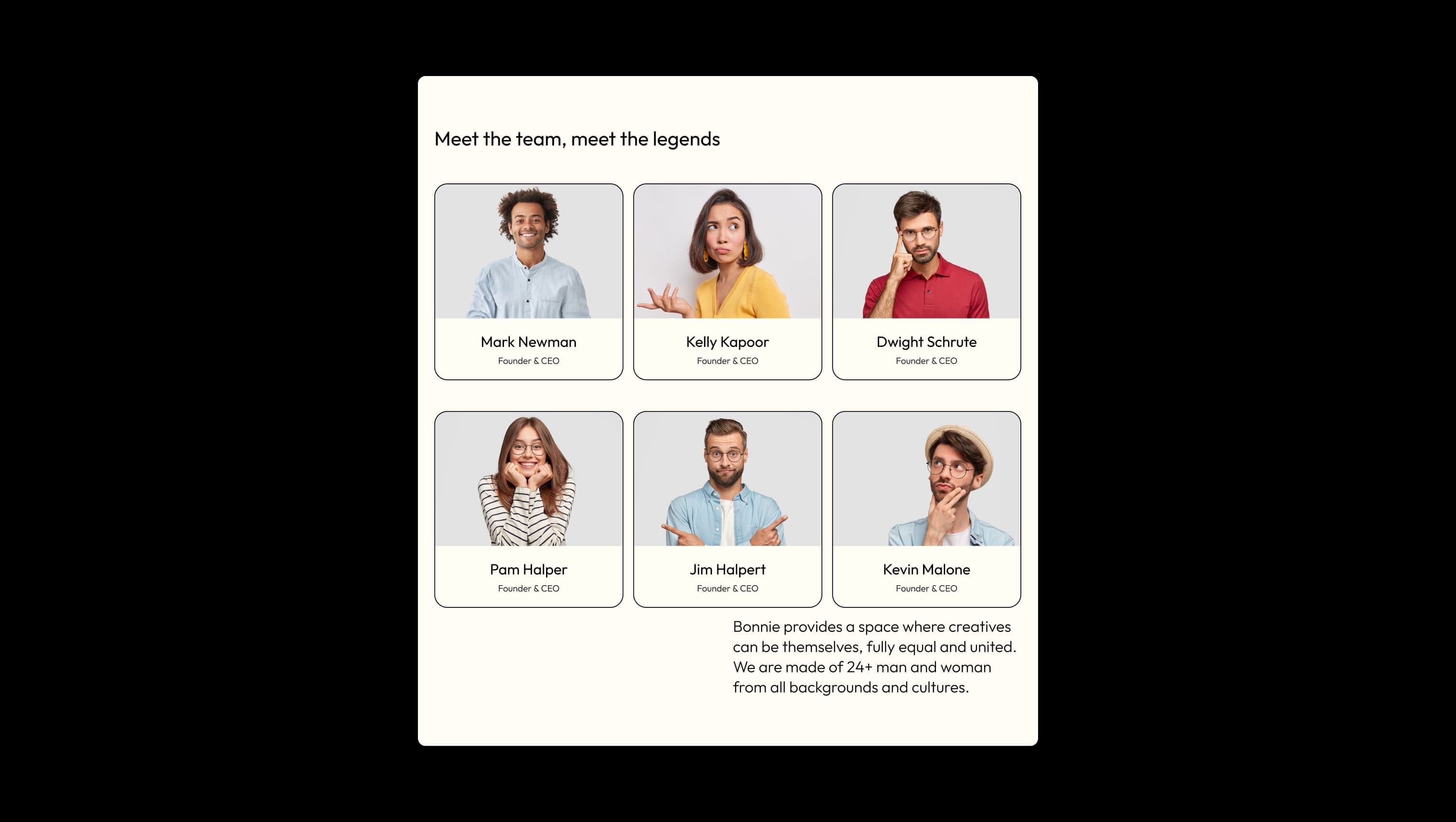 Team Member Grid Section