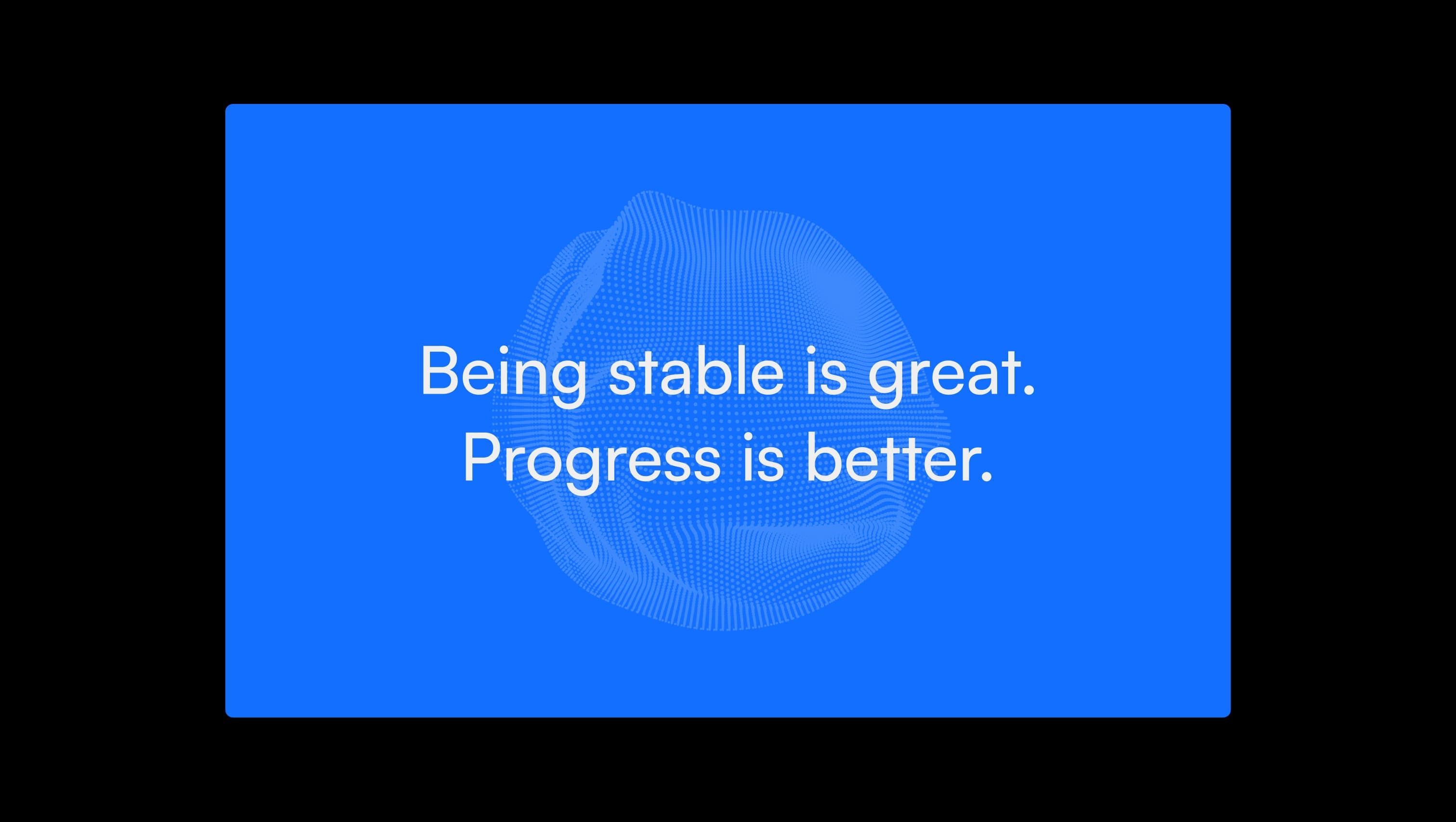 Animated Statement Hero Section