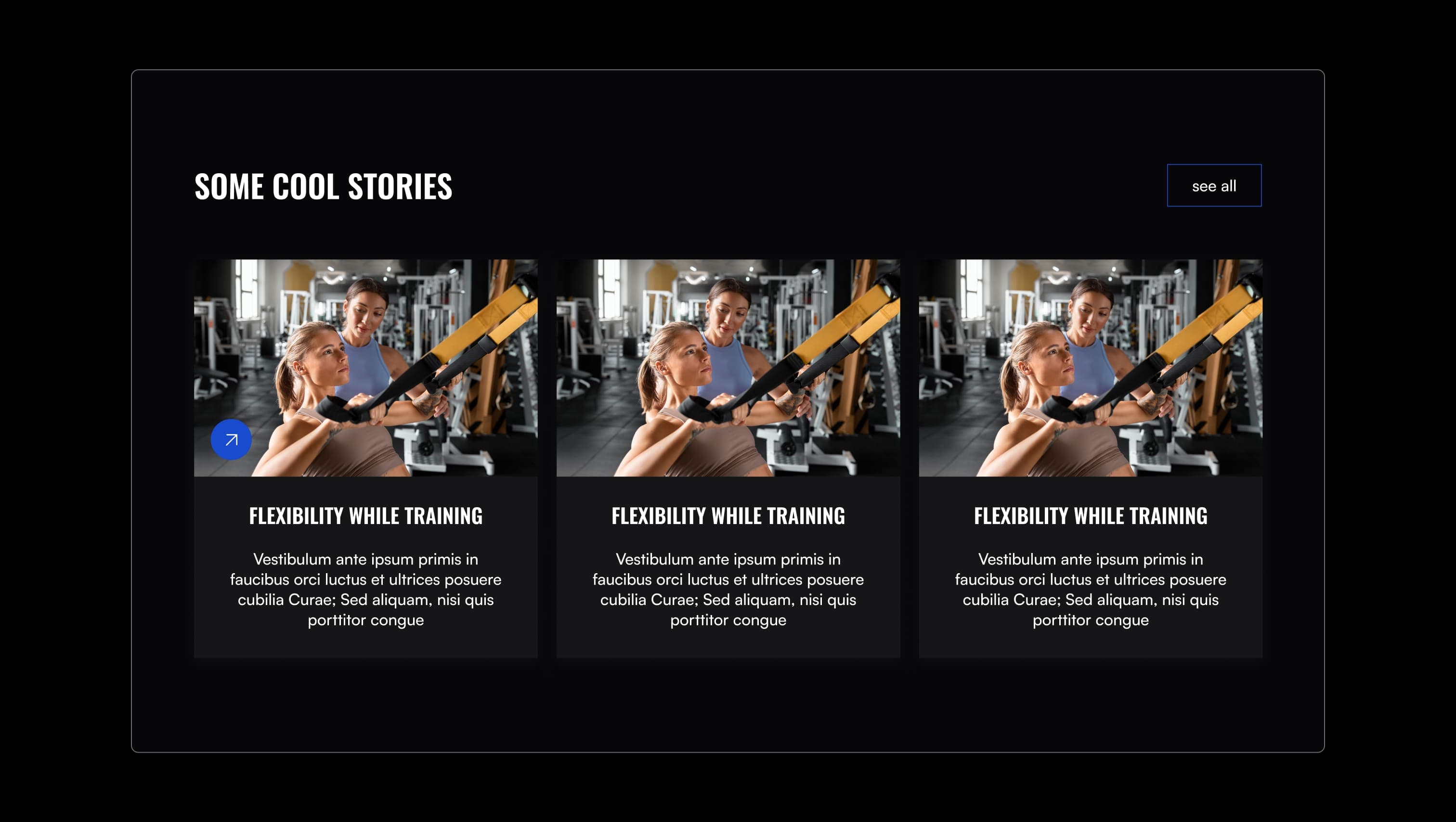 Blog Posts Grid Section