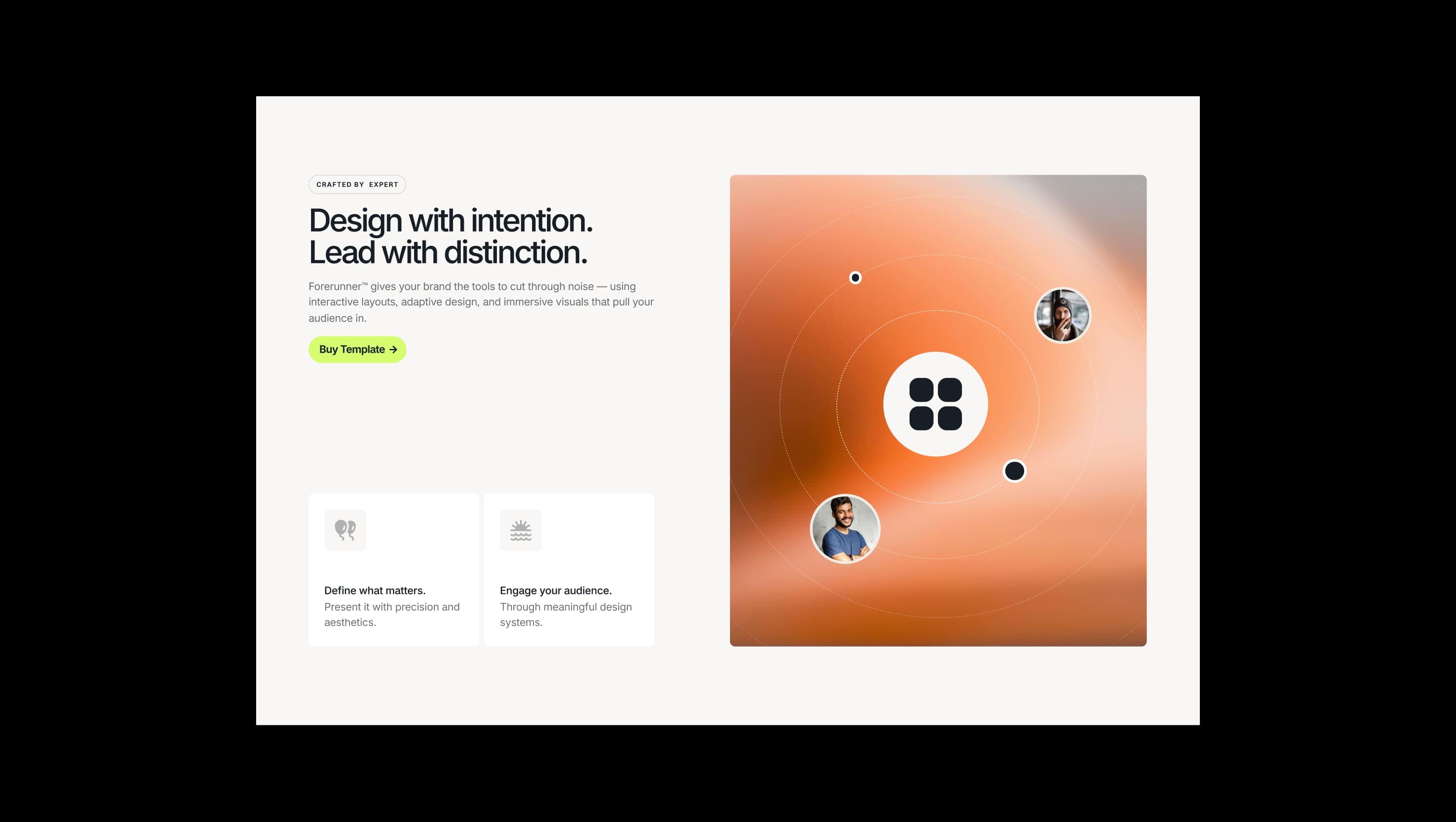 CTA Features With Parallax Image