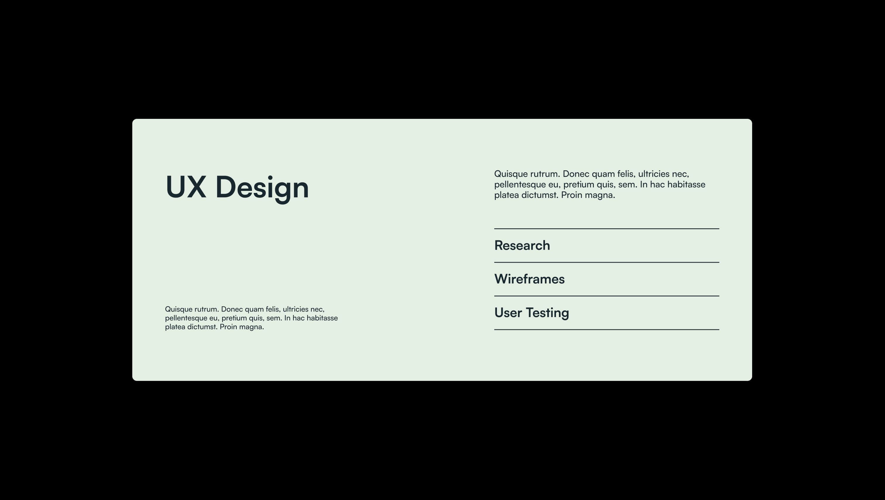 Service Detail Split Layout