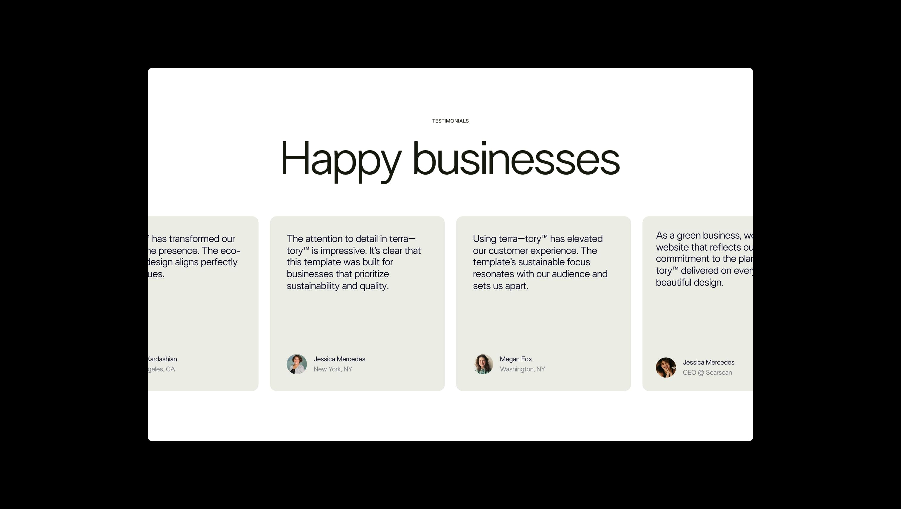 Customer Testimonials Marquee
