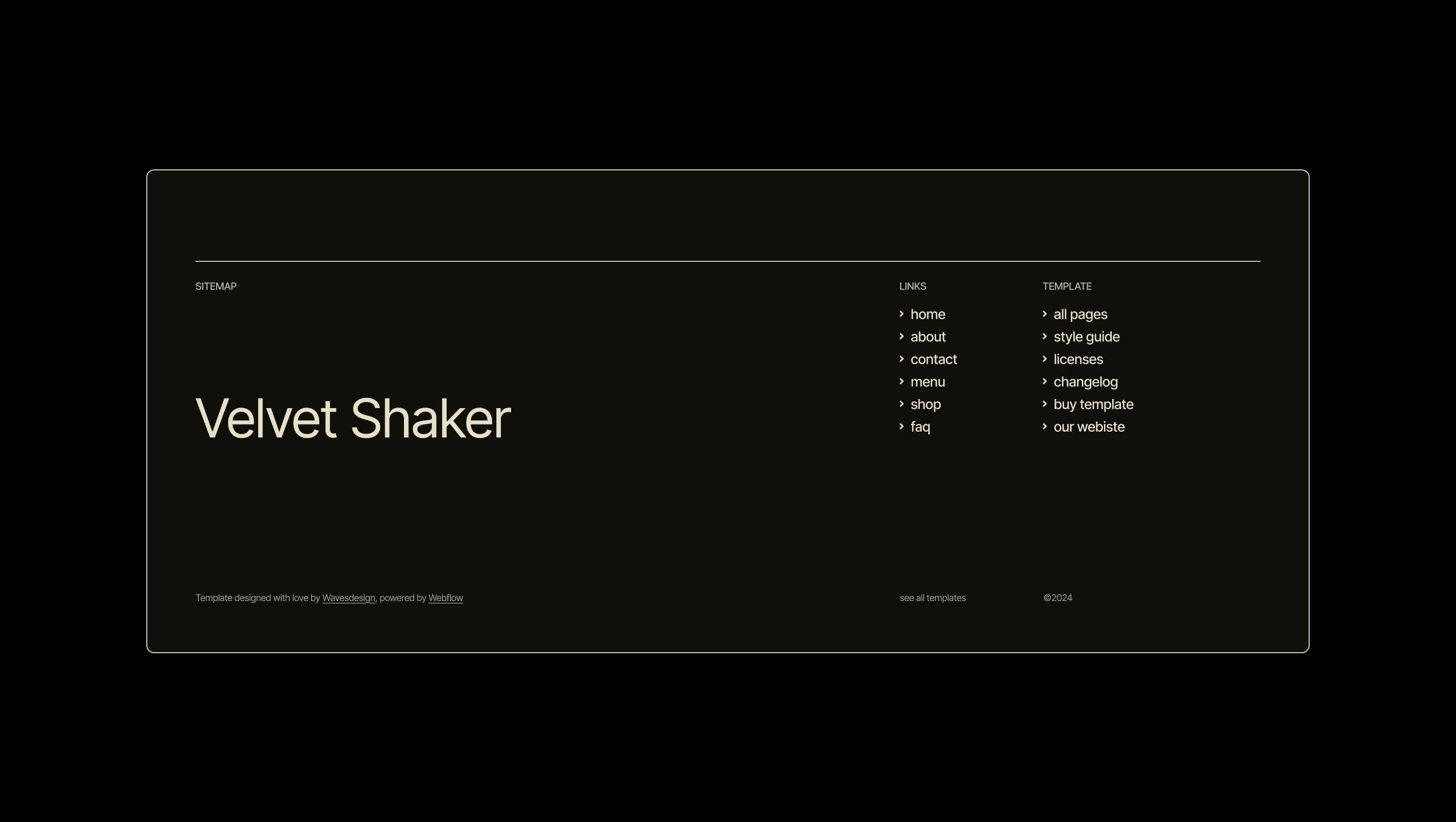 Multi-Column Footer with Links