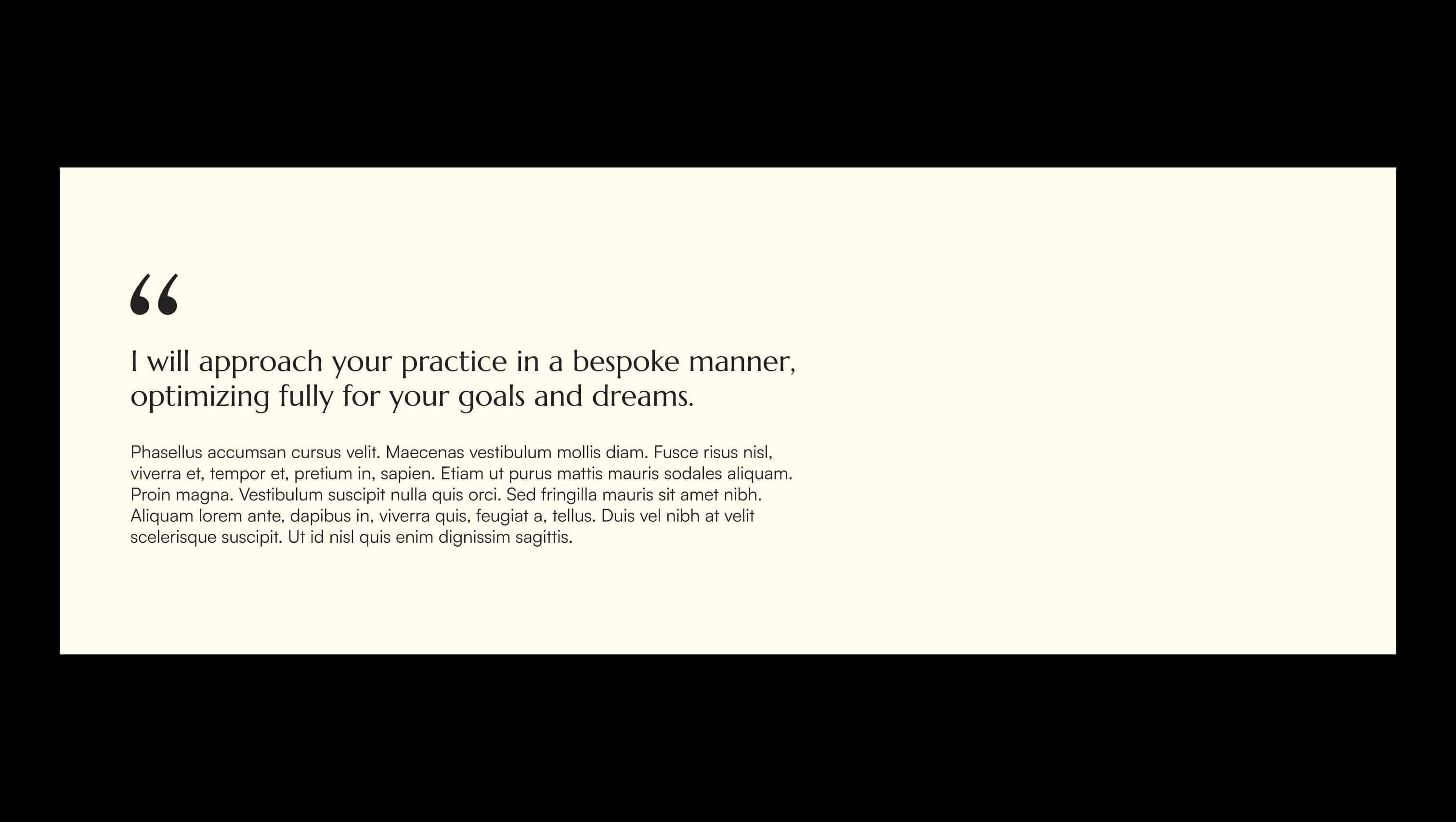 Quote Section with Animation