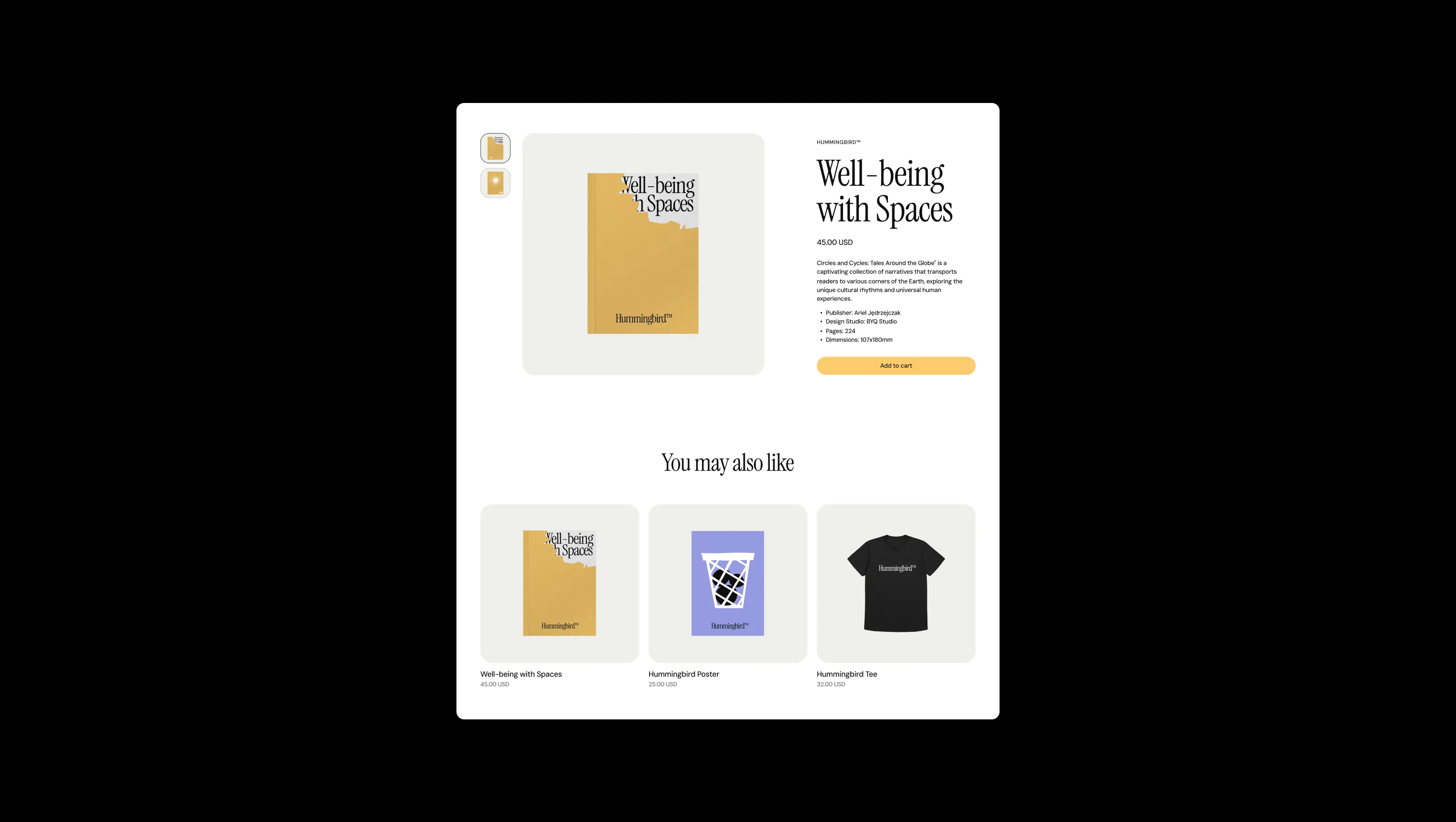 Product Detail Page Layout