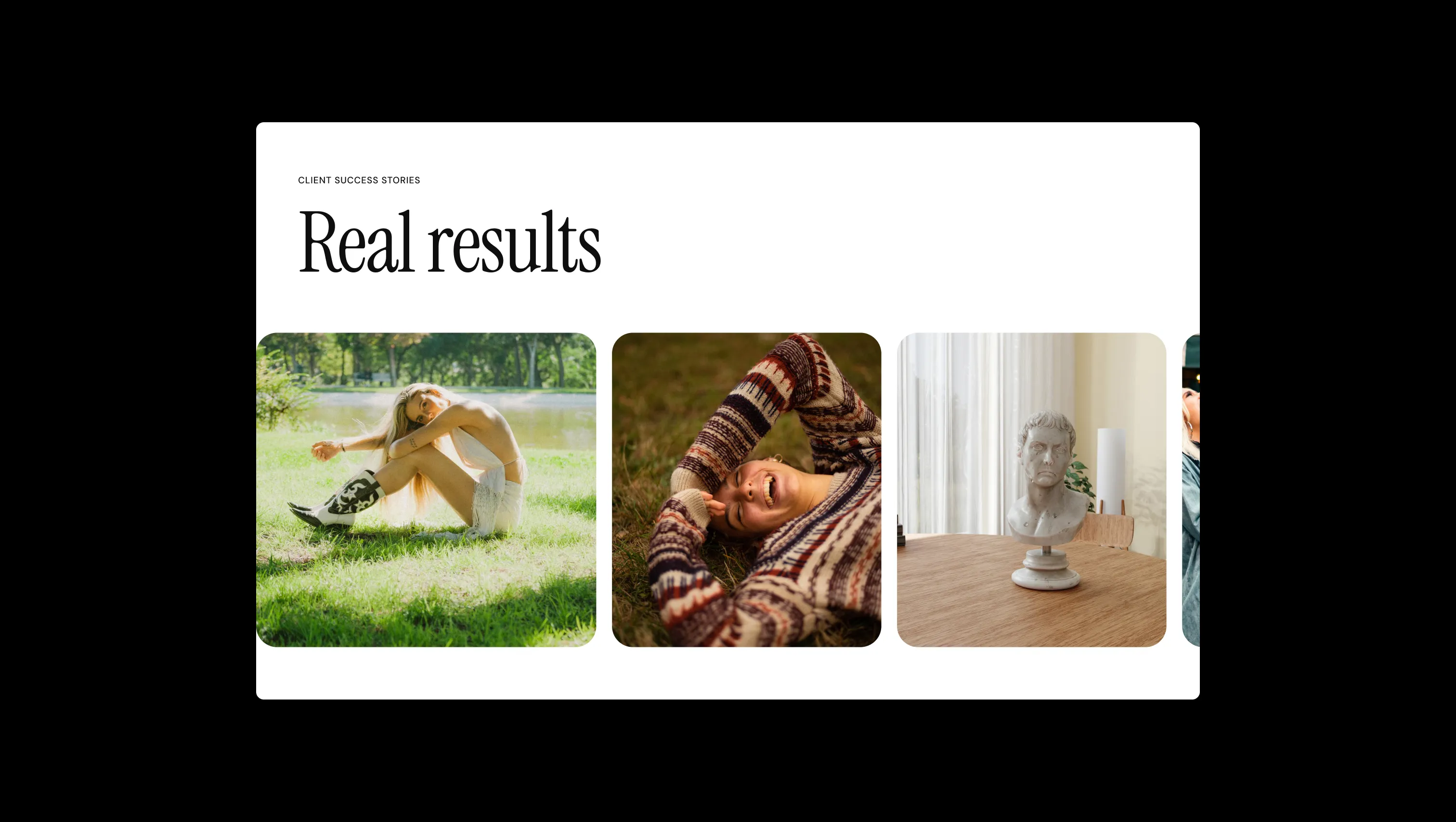 Image Marquee with Header