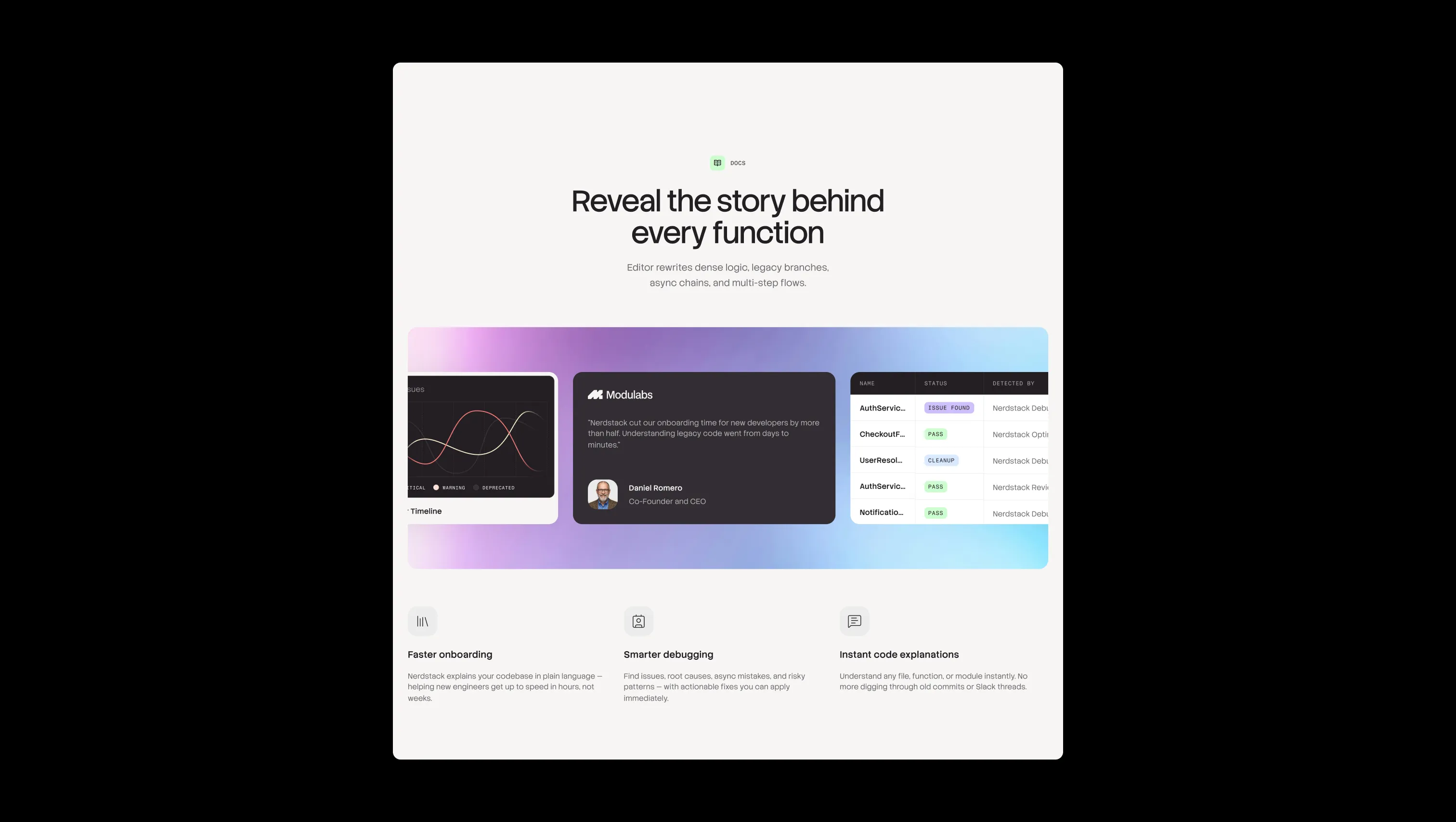 Product Hero with Scrolling Showcase